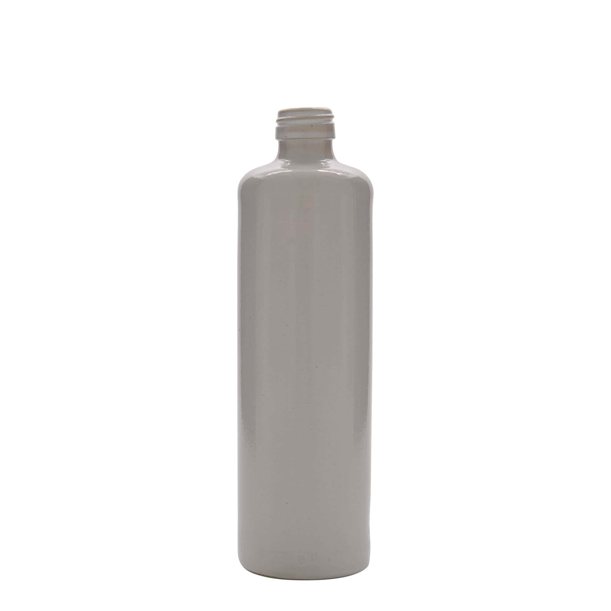 500 ml Testi, Taş Toprak, beyaz, Ağız: PP 31,5