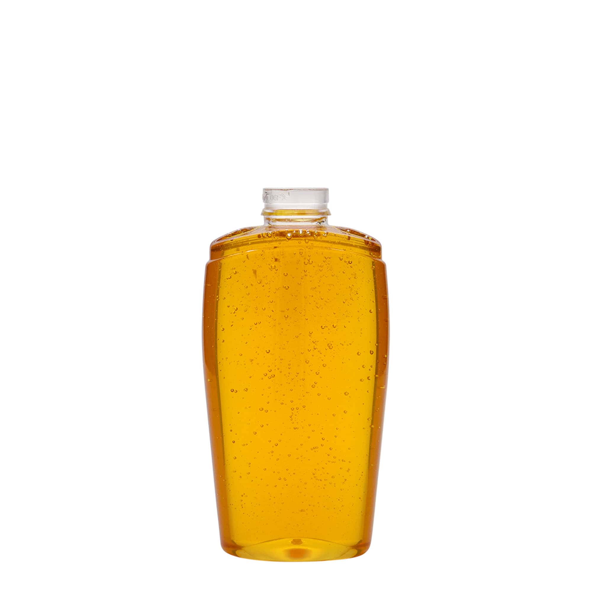 200 ml PET Şişe 'Sıkılabilir', oval, plastik
