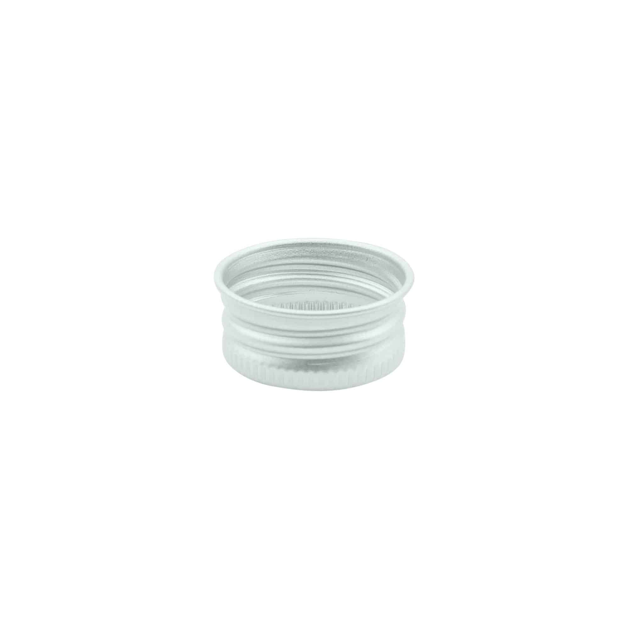 Vida kapak, metal, gümüş, ağız çapı için: 24/410