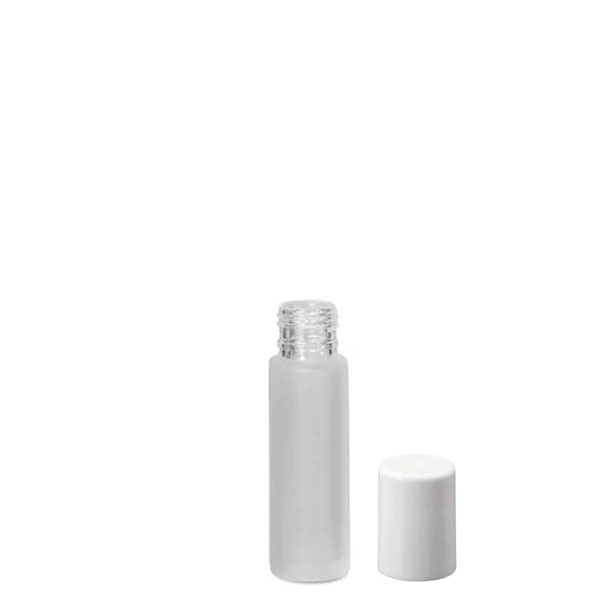 10 ml Roll-On şişe, cam, buzlu, ağız: vidalı kapak