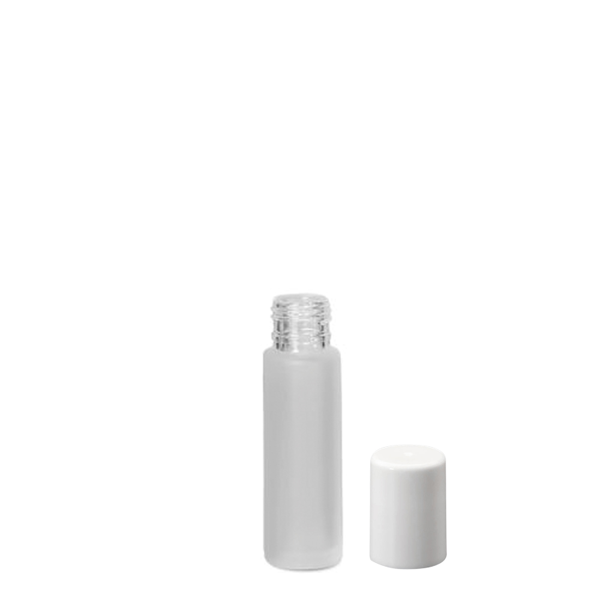 10 ml Roll-On şişe, cam, buzlu, ağız: vidalı kapak