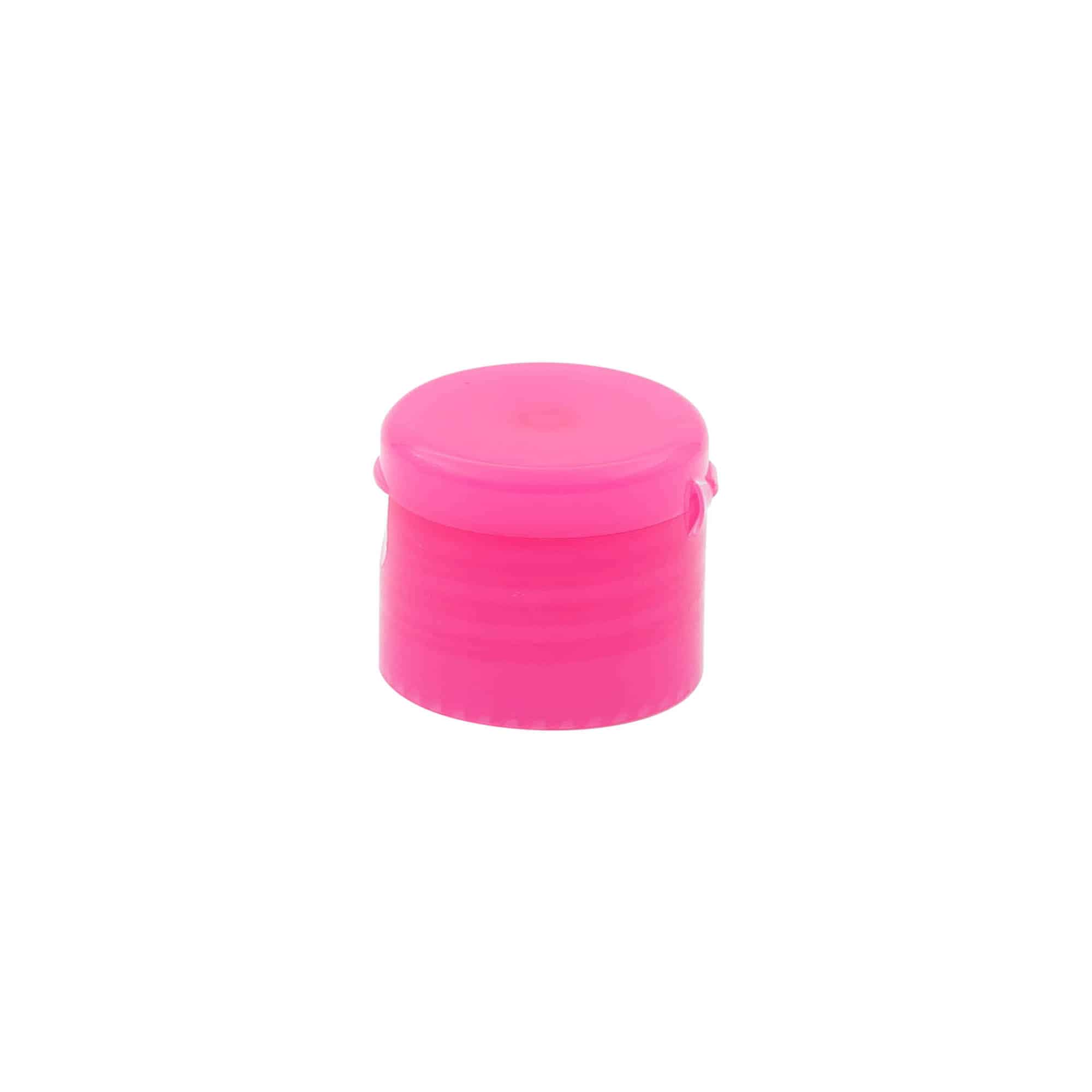 Vida kapaklı menteşe, PP plastik, pembe, ağız için: 24/410 Vida kapaklı menteşe, PP plastik, pembe, ağız için: 24/410