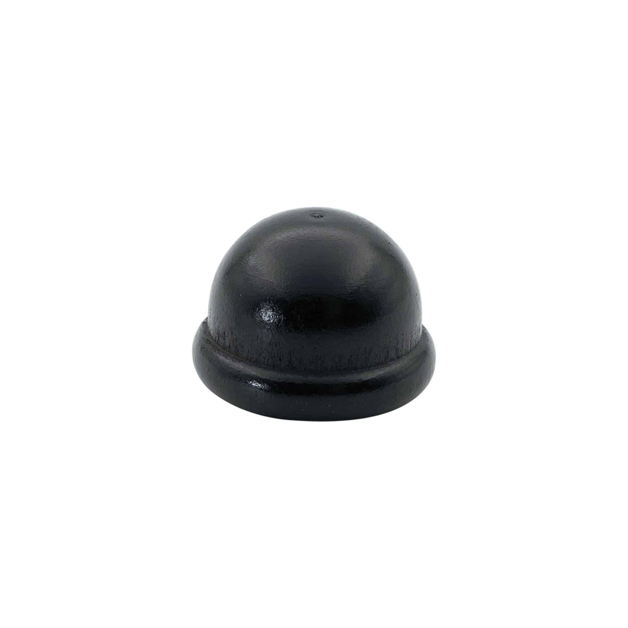 Sap mantar tıpa 19 mm "Kavun", Ahşap/PE, siyah, ağız kısmı için: mantar Sap mantar tıpa 19 mm "Kavun", Ahşap/PE, siyah, ağız kısmı için: mantar