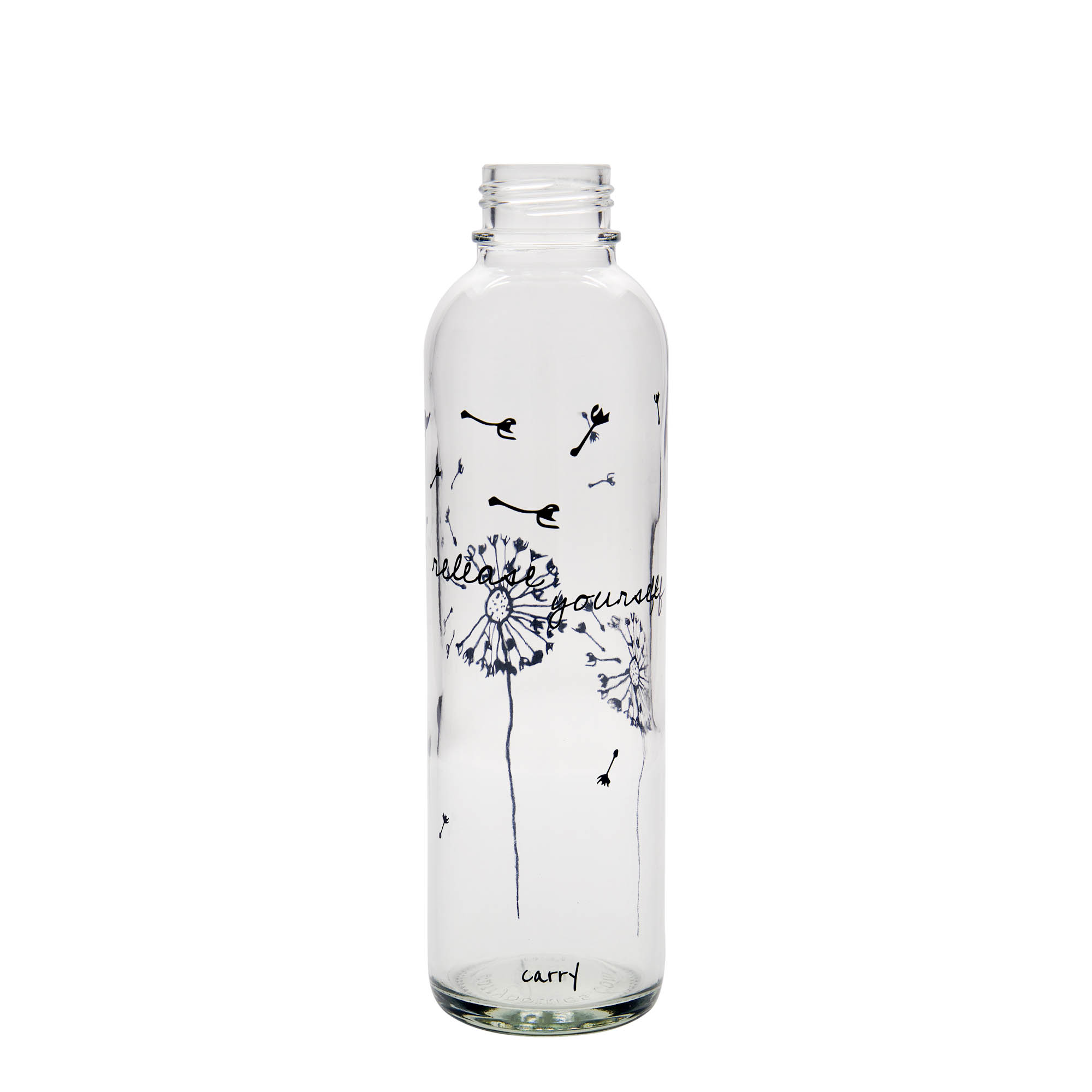700 ml Taşıma Şişesi CARRY Bottle, Tasarım: Kendini Serbest Bırak, Ağız: Vidalı Kapak