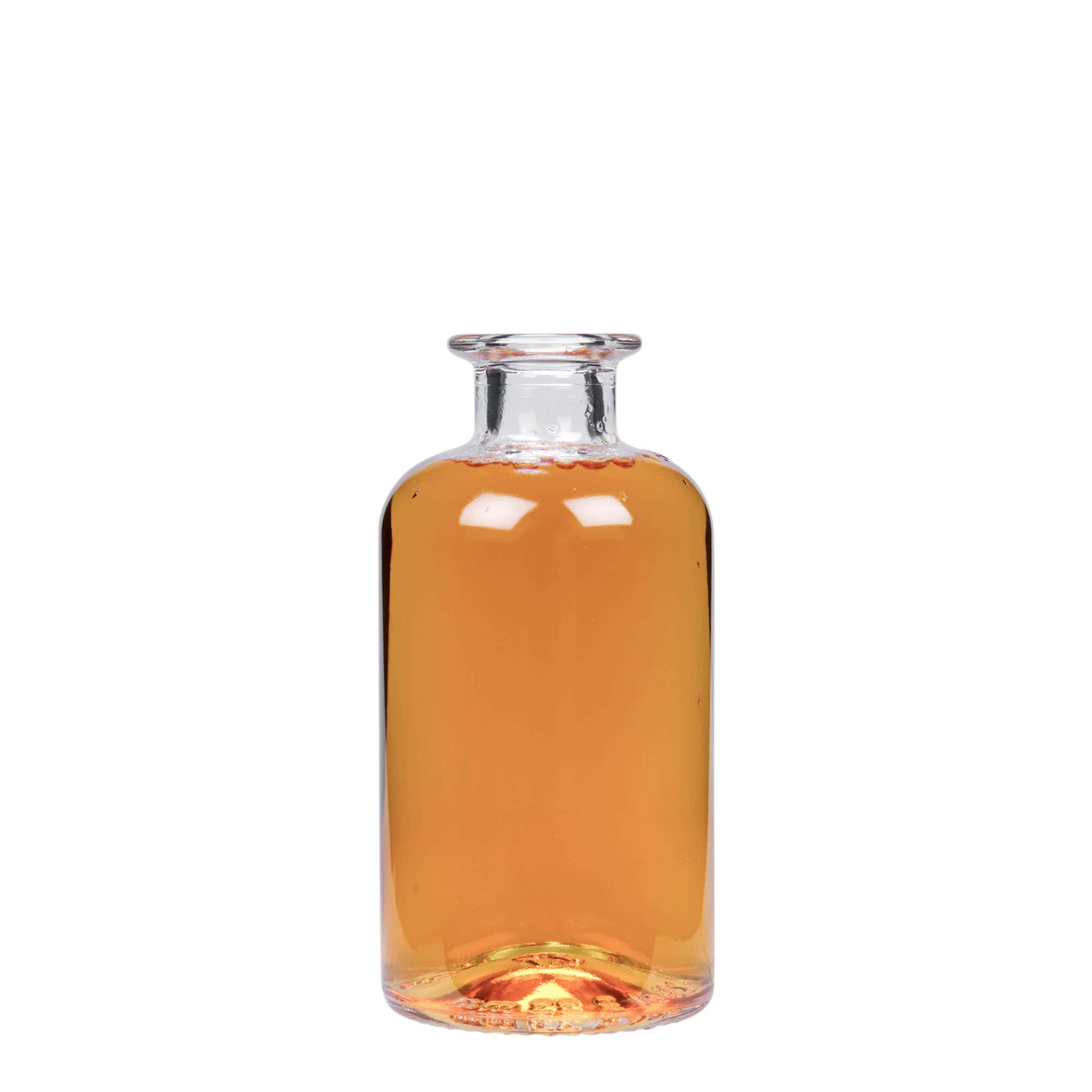 250 ml Cam Şişe Eczacı, Ağız: Mantar