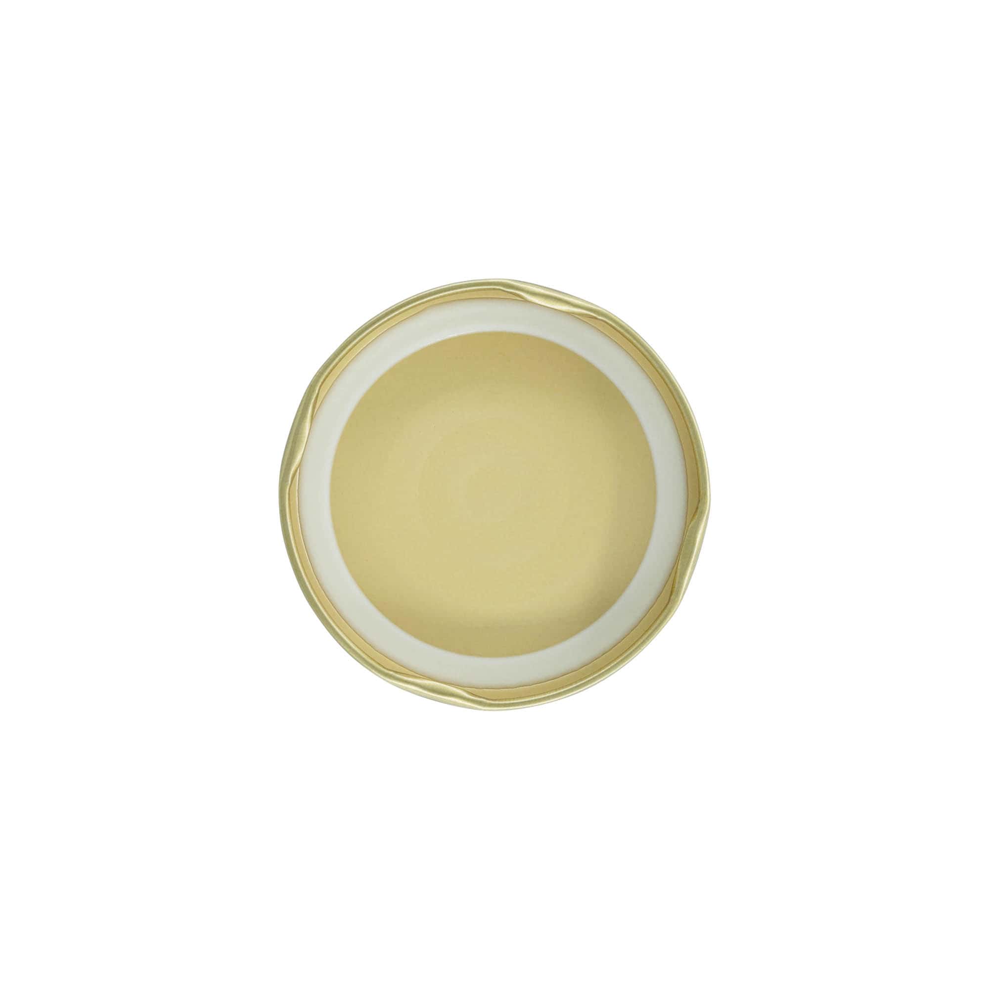 Twist-Off-Kapak, Beyaz Sac, altın, ağız için: TO 66 Twist-Off-Kapak, Beyaz Sac, altın, ağız için: TO 66