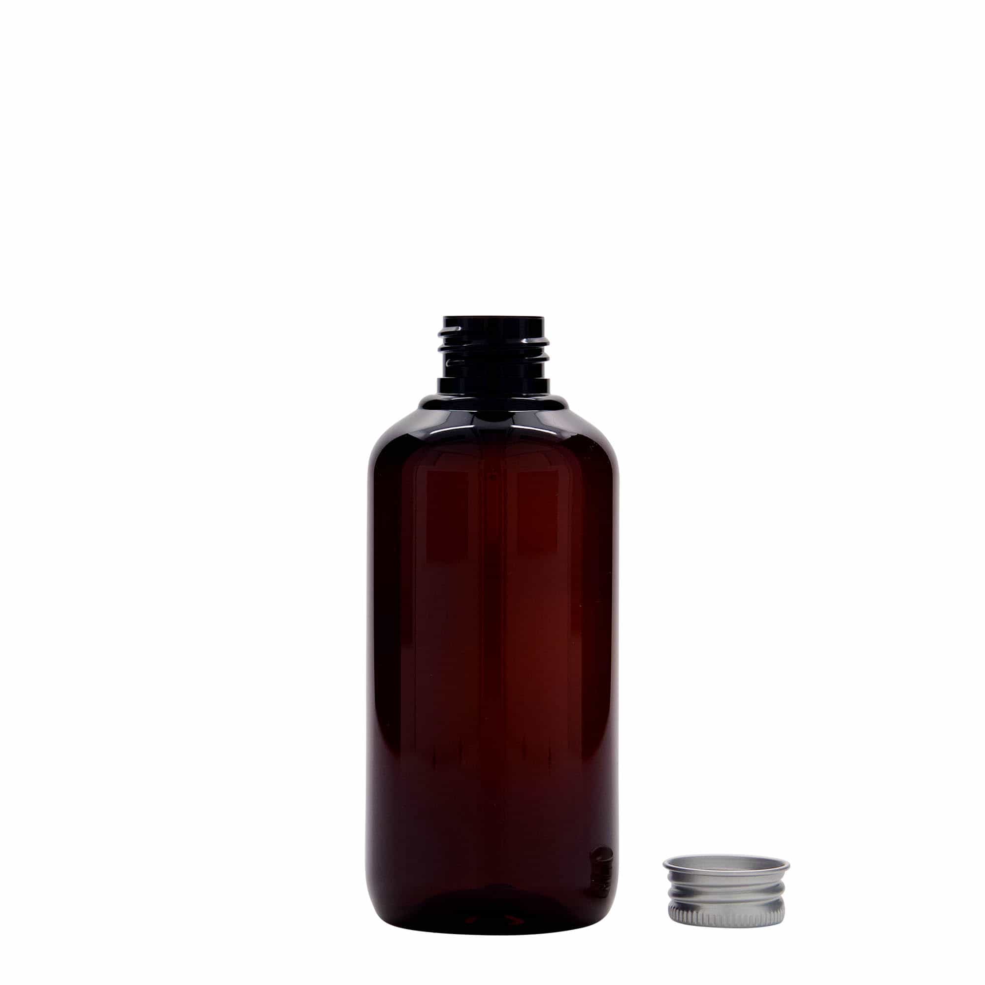 200 ml Geri Dönüştürülmüş Plastik Şişe 'Victor's Best', PCR, kahverengi, Ağız: 24/410