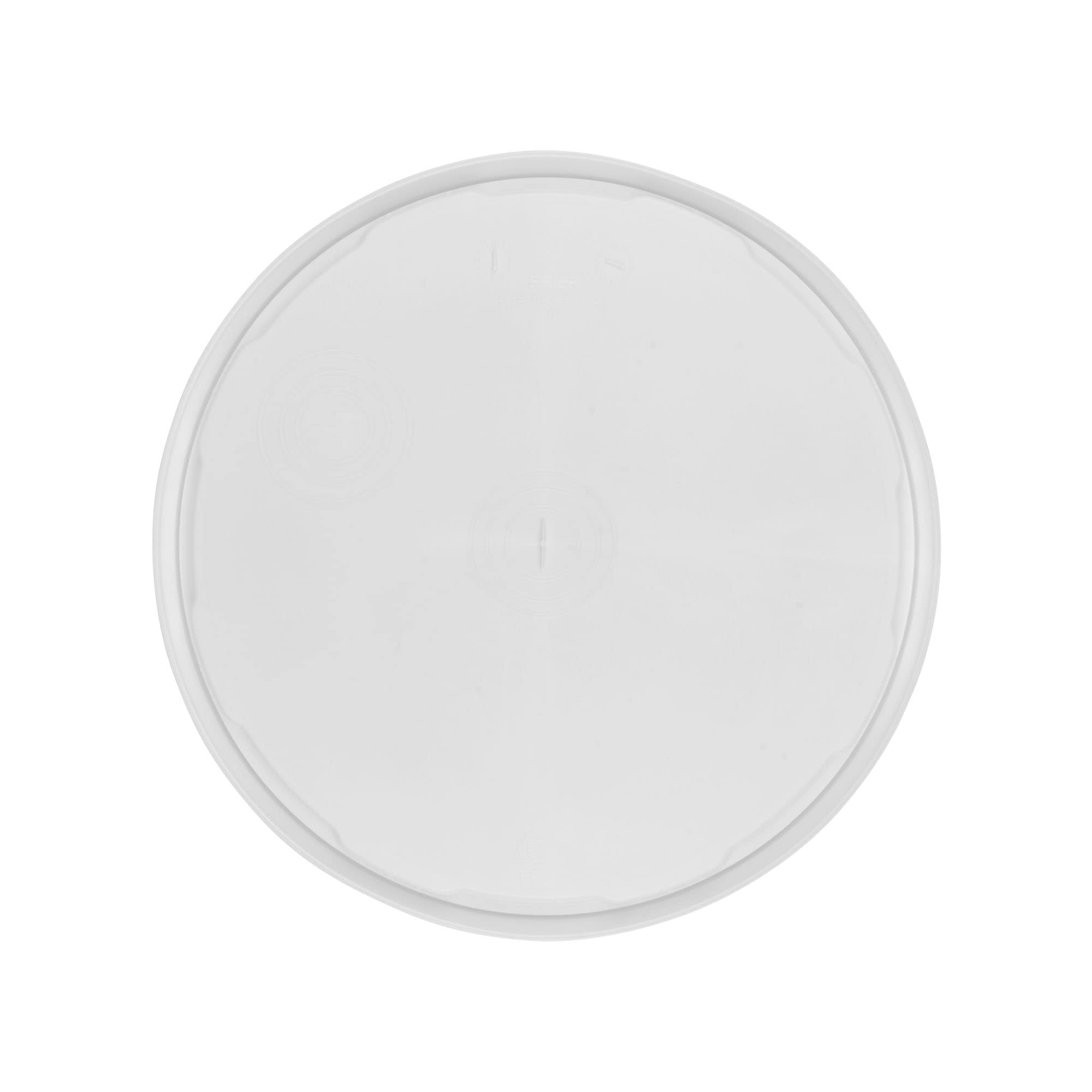 Kapak 12,5 l Kova için, PP plastik, beyaz