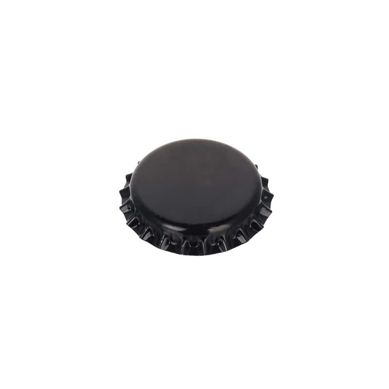 26 mm metal siyah şişe kapağı