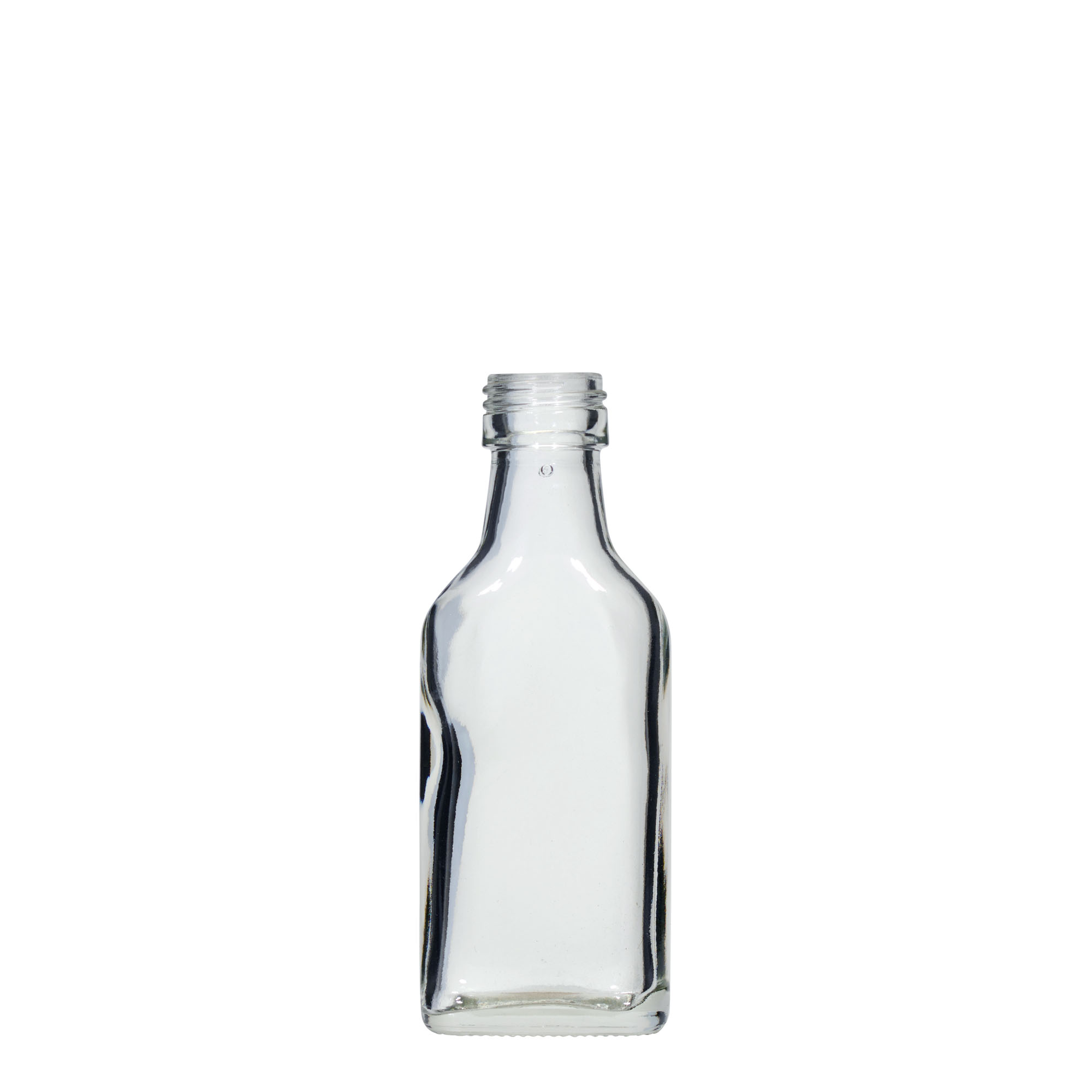 40 ml cep şişesi, dikdörtgen, ağız: PP 22