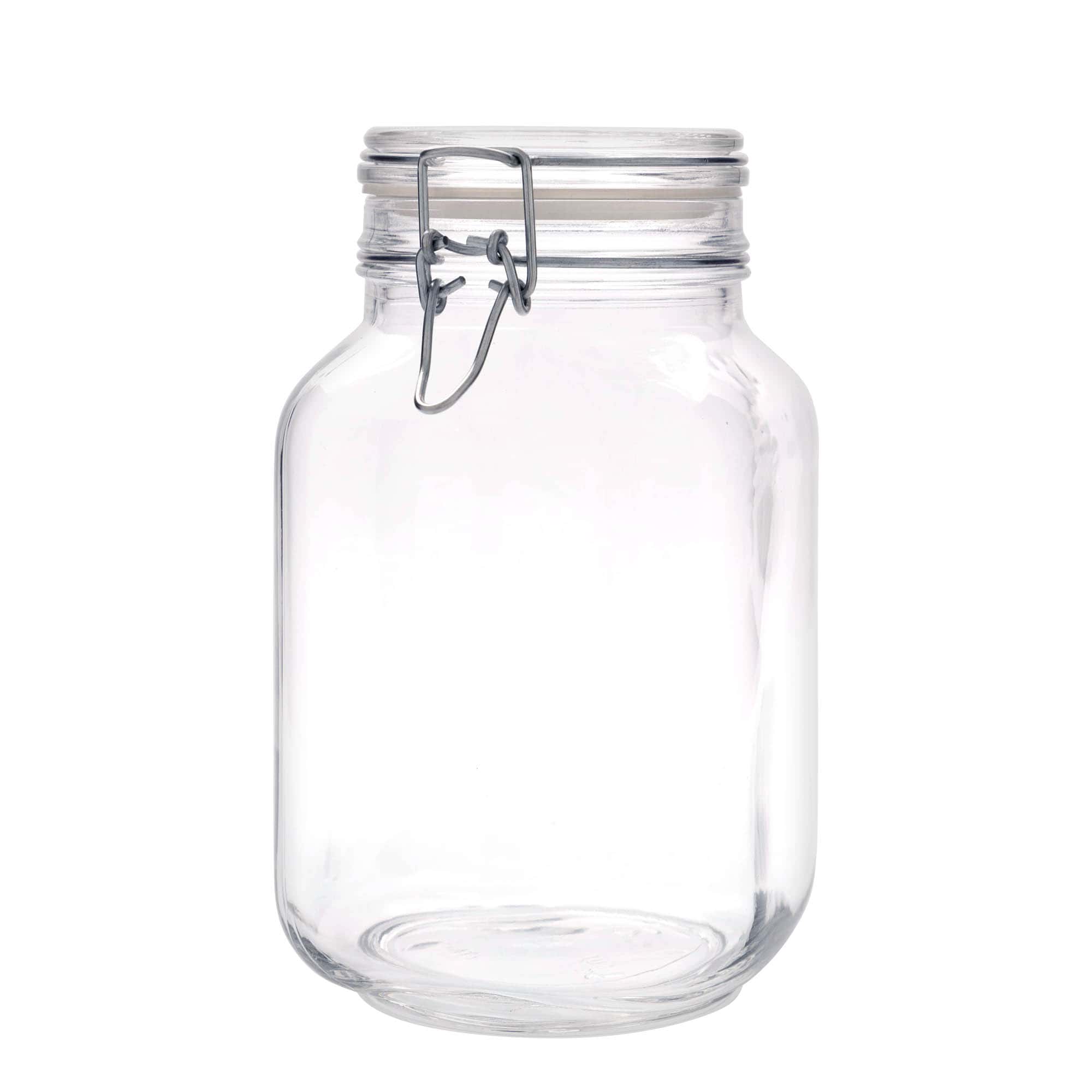 2.000 ml Tel Mandallı Kavanoz 'Fido', kare, Ağız: Tel Mandallı Kapatma 2.000 ml Tel Mandallı Kavanoz 'Fido', kare, Ağız: Tel Mandallı Kapatma