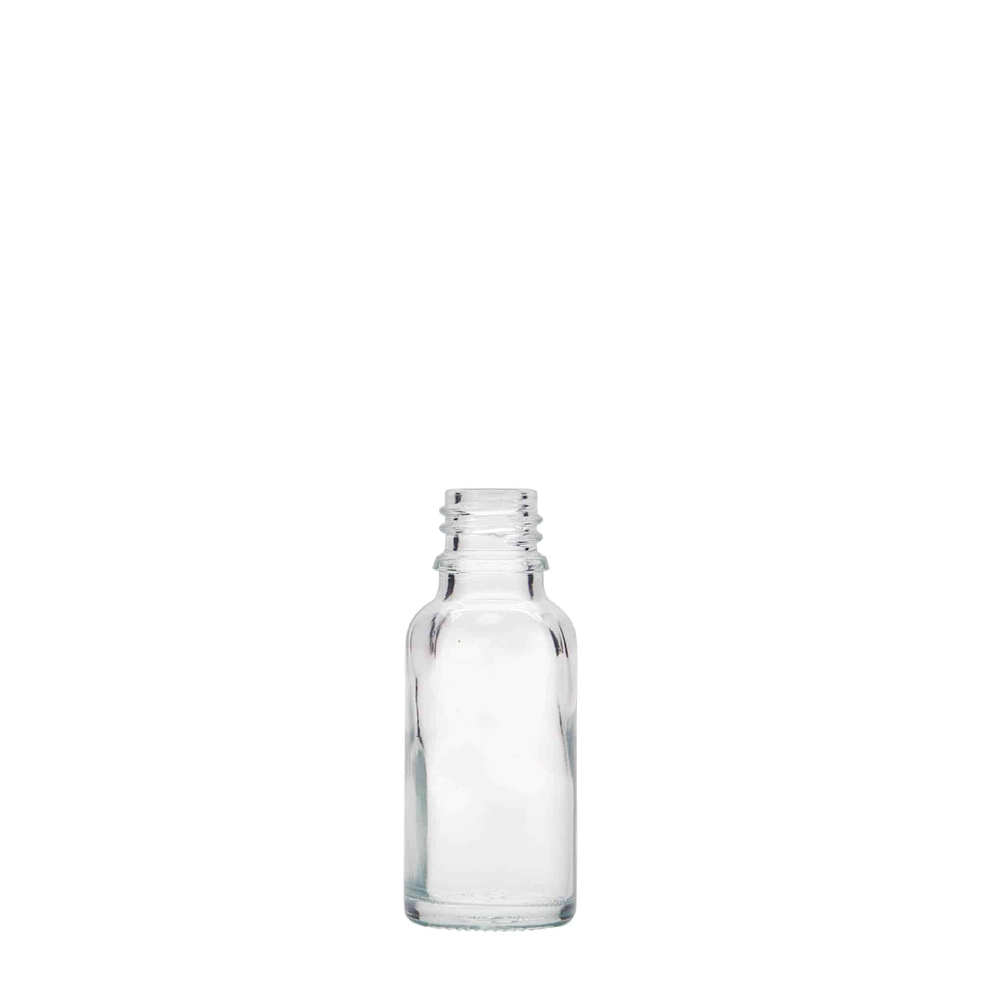 20 ml tıbbi şişe, cam, ağız: DIN 18 20 ml tıbbi şişe, cam, ağız: DIN 18