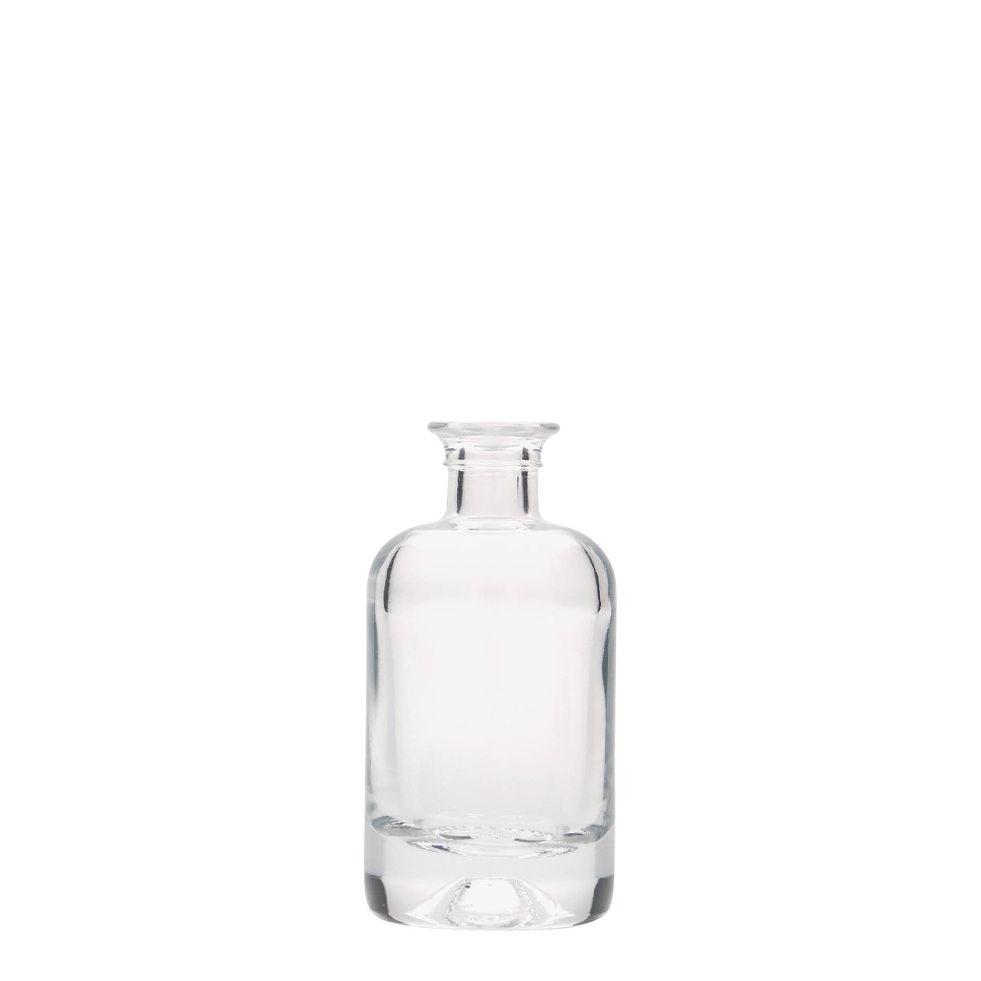 40 ml eczacı cam şişesi, ağız: mantar