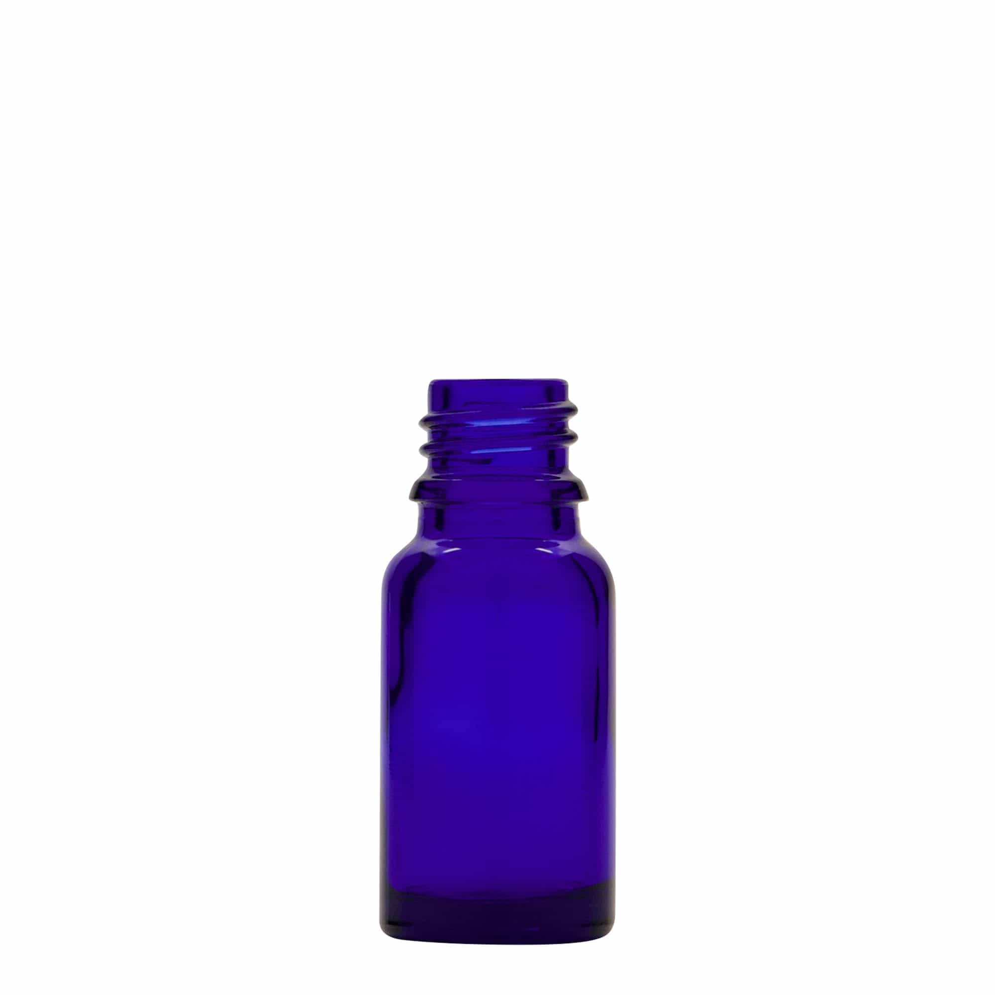 10 ml Pipet Şişesi Tıbbi, Cam, kral mavisi-kırmızı, Ağız: DIN 18