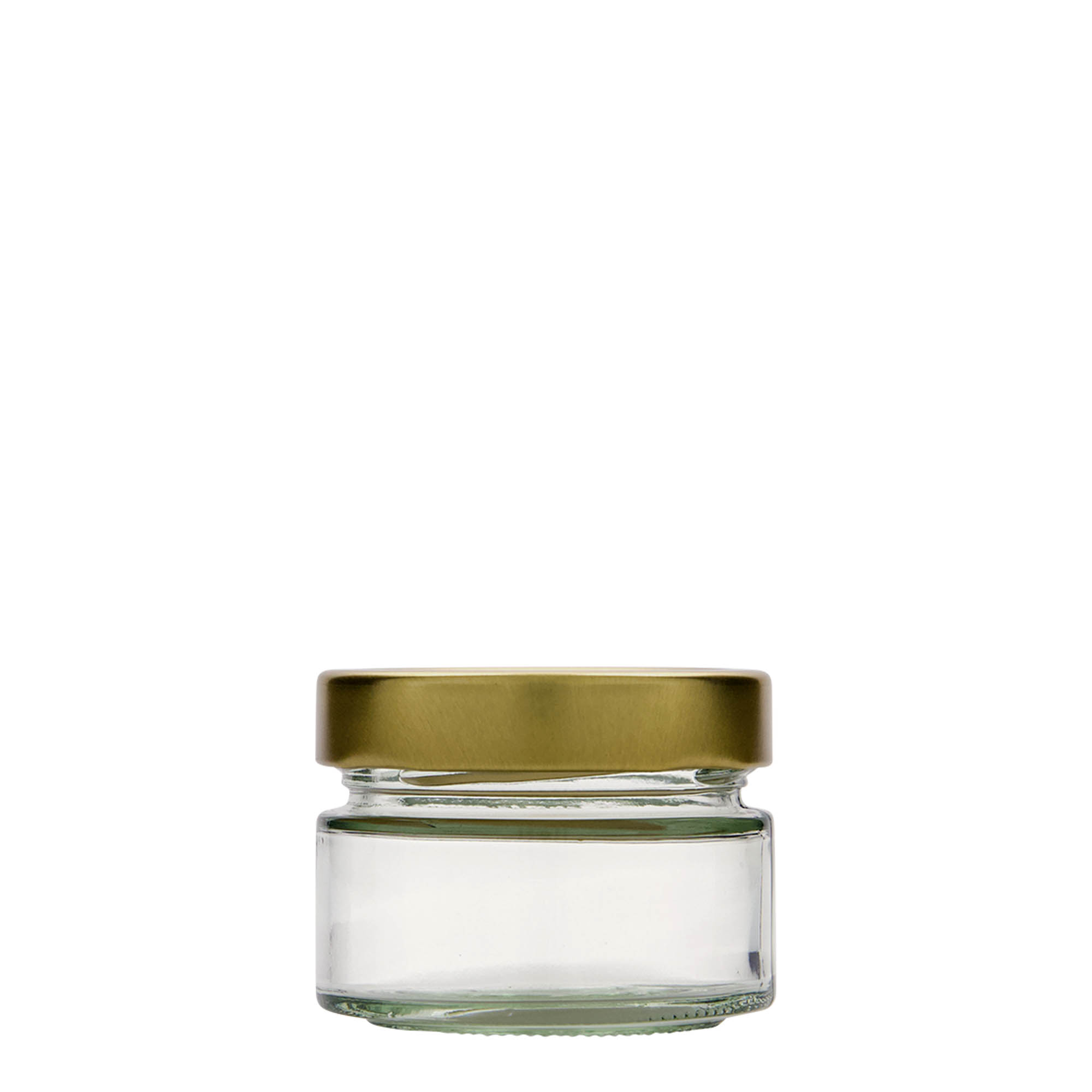 130 ml Yuvarlak Cam 'Aurora', Ağız: Deep-Twist-Off (DTO 66)