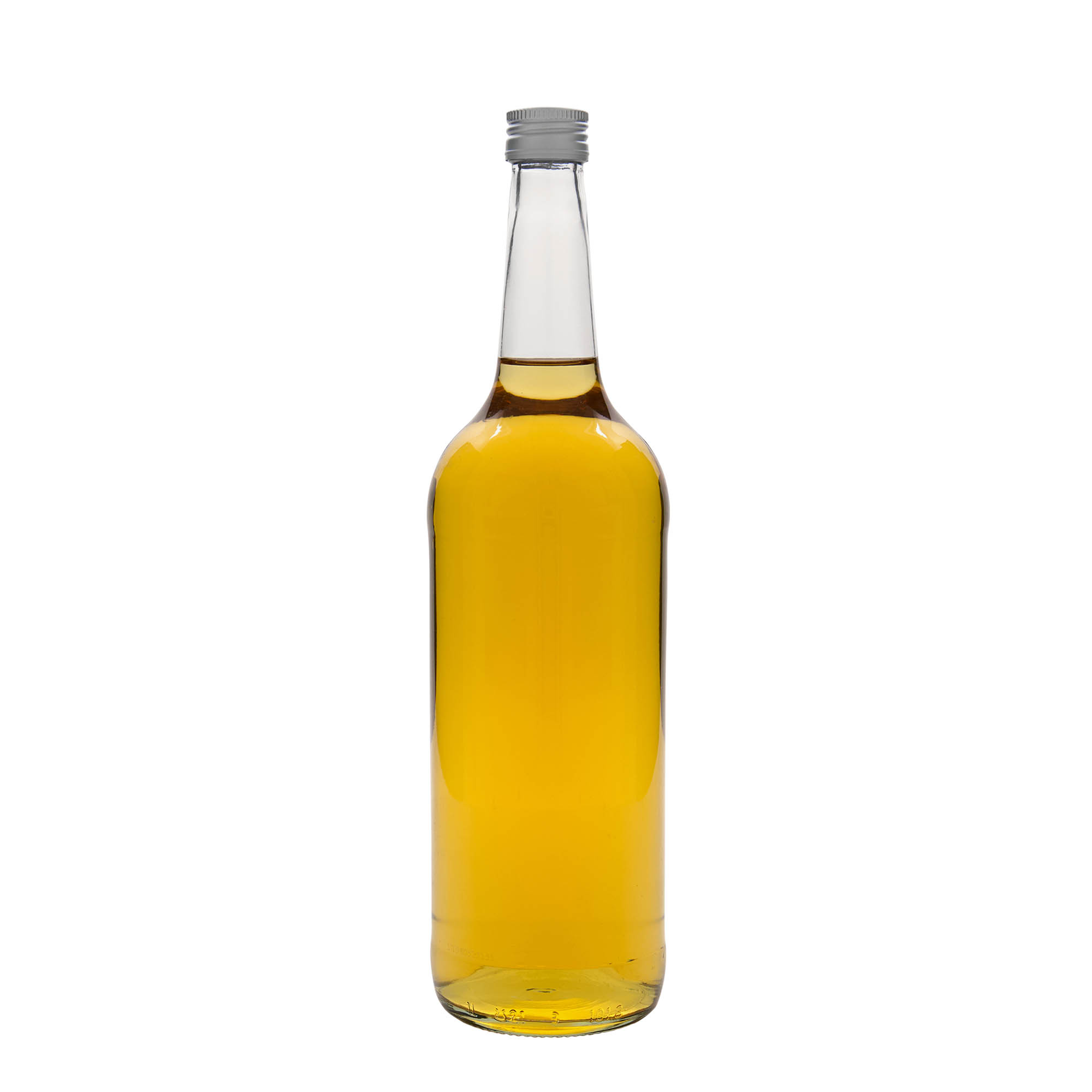 1.000 ml Cam şişe düz boyun, ağız: PP 28 1.000 ml Cam şişe düz boyun, ağız: PP 28