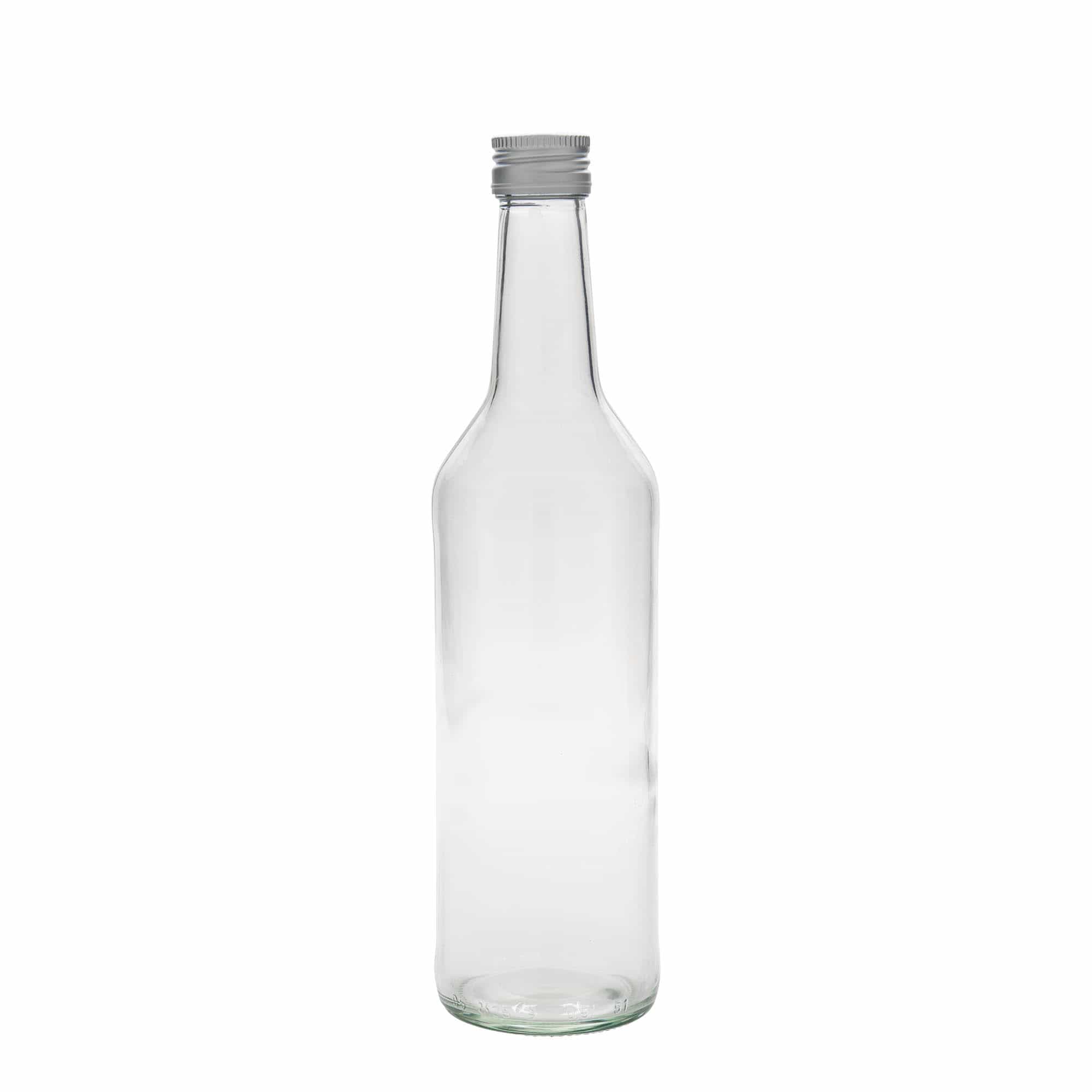 500 ml Düz Boyunlu Cam Şişe, Ağız: PP 28