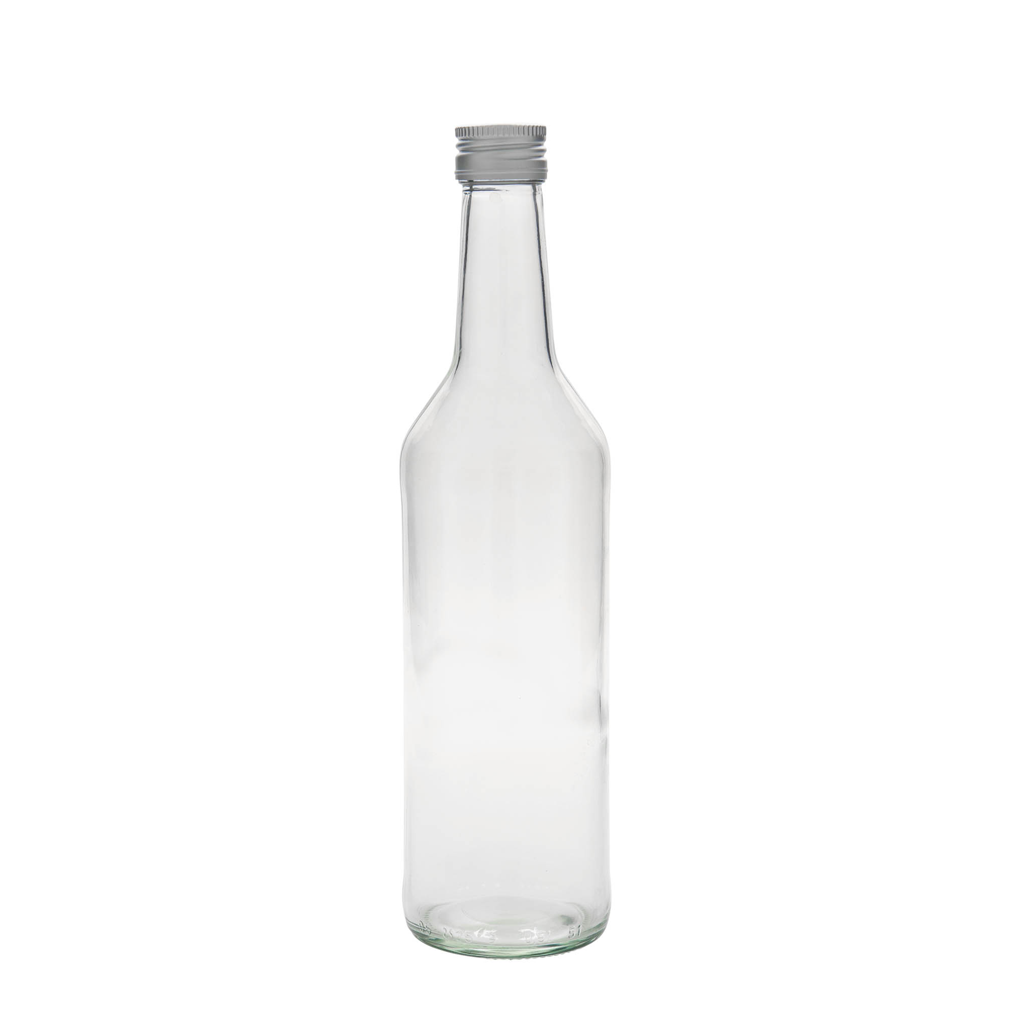 500 ml Düz Boyunlu Cam Şişe, Ağız: PP 28