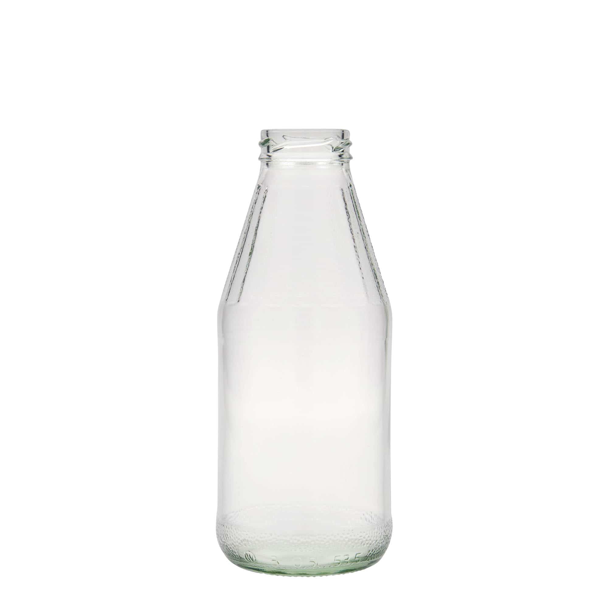 500 ml Geniş Ağızlı Evrensel Şişe, Cam, Ağız: Vidalı Kapak (TO 43) 500 ml Geniş Ağızlı Evrensel Şişe, Cam, Ağız: Vidalı Kapak (TO 43)