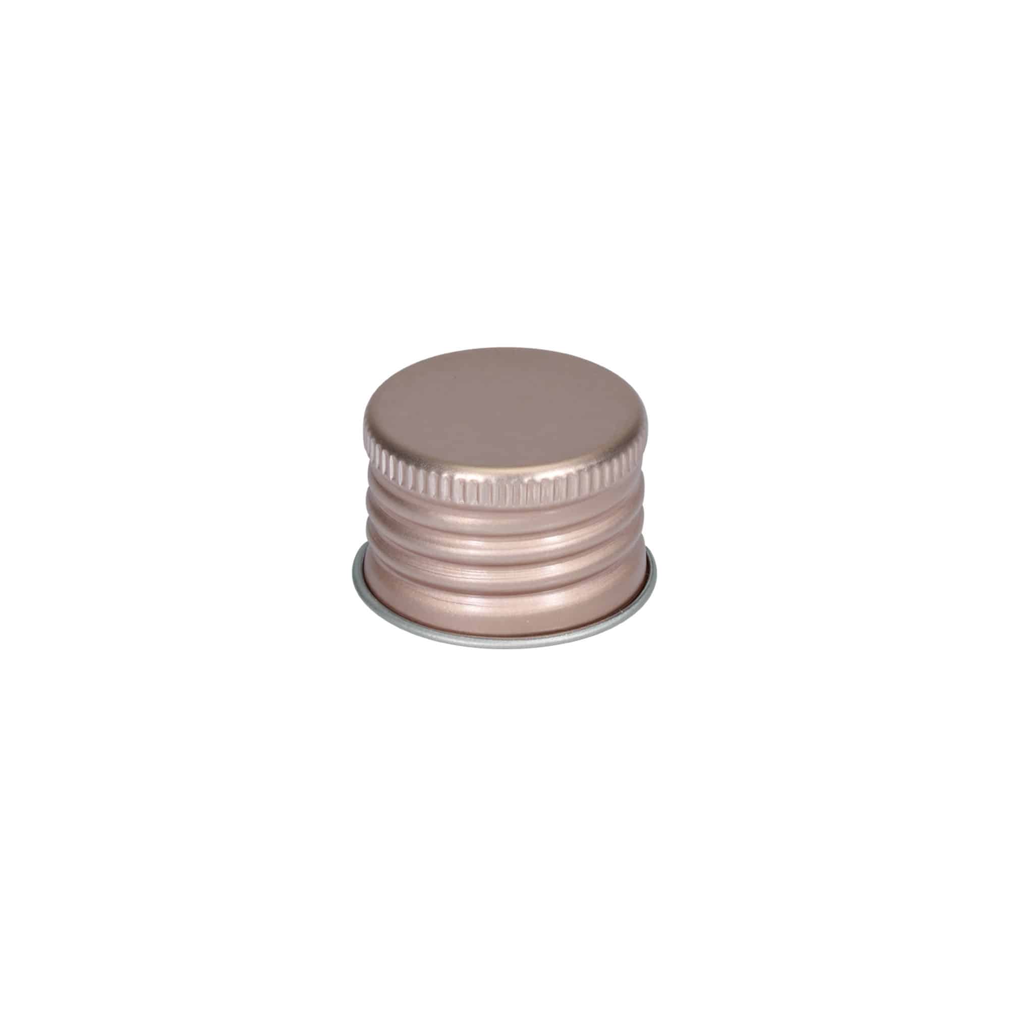 Vida kapak, metal, pembe, ağız çapı: 24/410 Vida kapak, metal, pembe, ağız çapı: 24/410