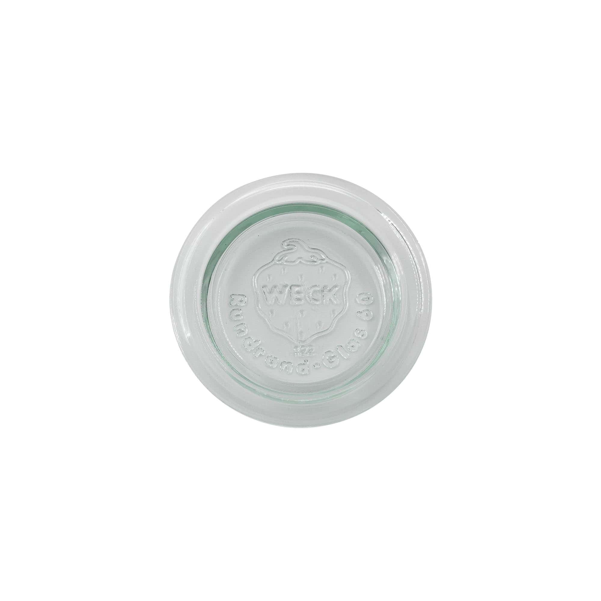 WECK-Glasskapak Yuvarlak Kenar #, Ağız için: RR60