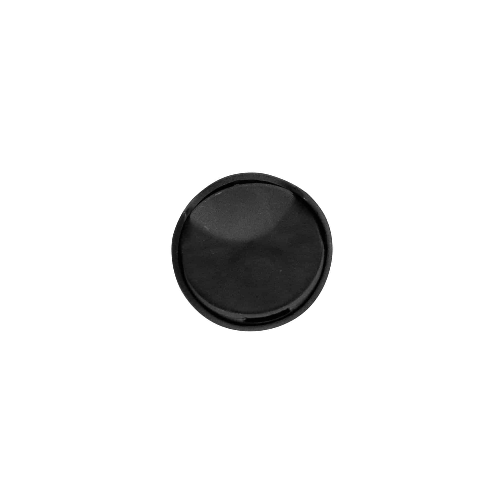 Vidalanabilir kapak Disc Top, PP plastik, siyah, ağız çapı: 24/410