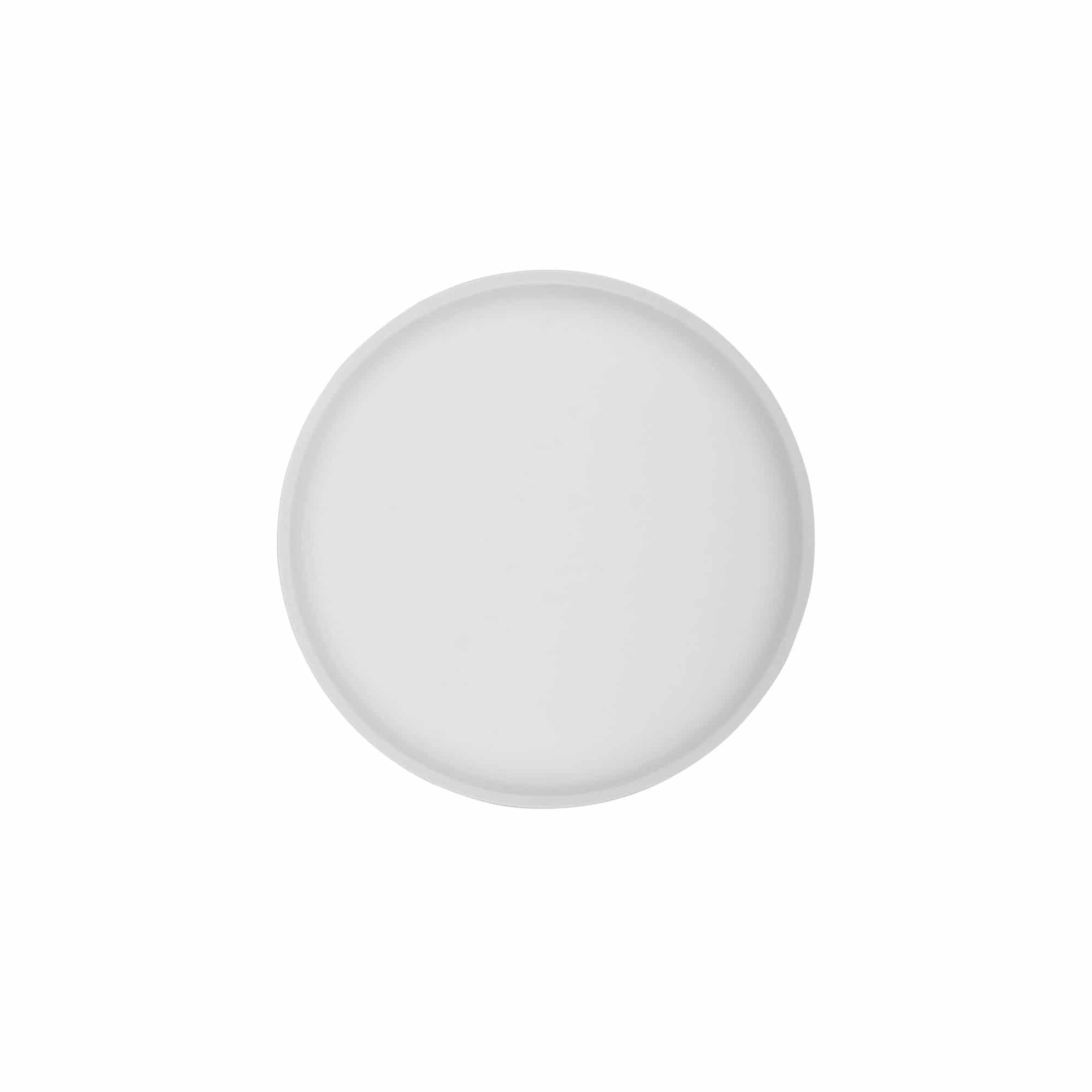 Vida Kapağı 'Clear/Platin Edition', PP plastik, beyaz, ağız çapı için: 70/2P