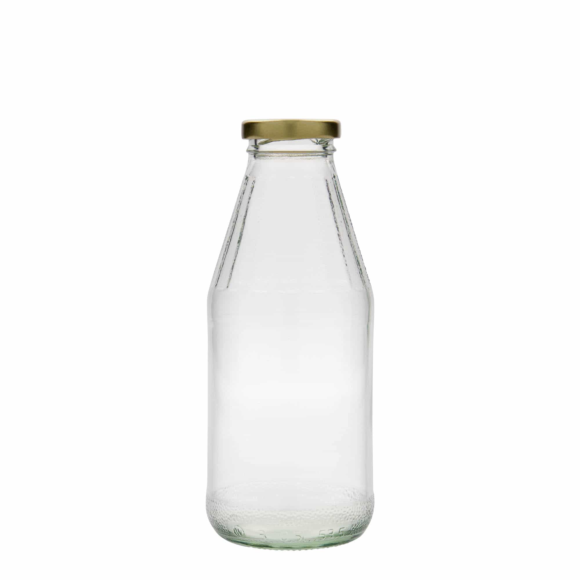 500 ml Geniş Ağızlı Evrensel Şişe, Cam, Ağız: Vidalı Kapak (TO 43)