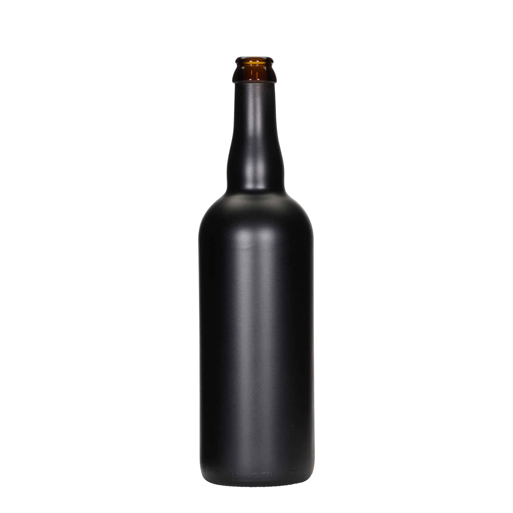 750 ml Bira Şişesi Belçika, Cam, siyah, Ağız: Kronkork 750 ml Bira Şişesi Belçika, Cam, siyah, Ağız: Kronkork