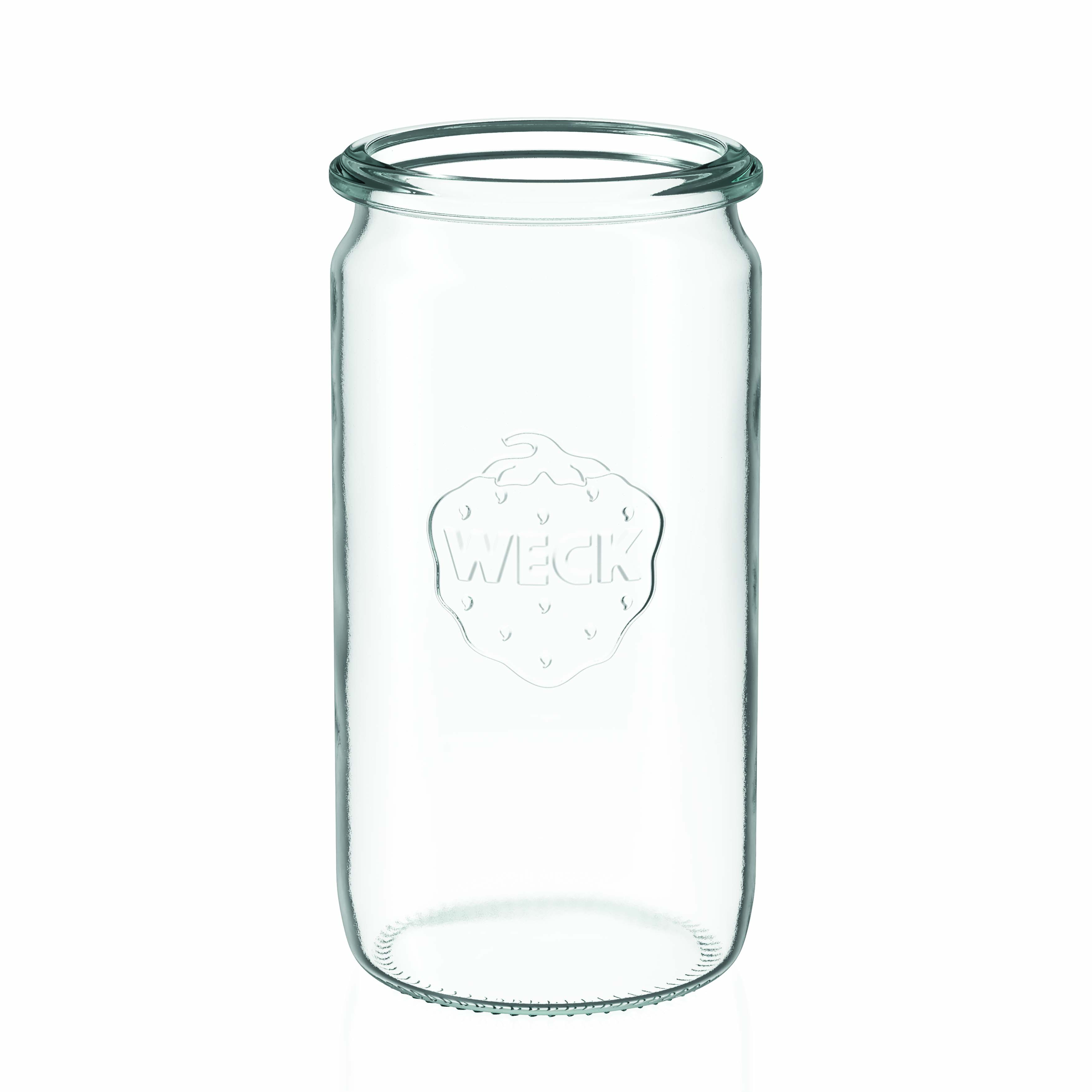 340 ml WECK silindir kavanoz, ağız: yuvarlak kenar