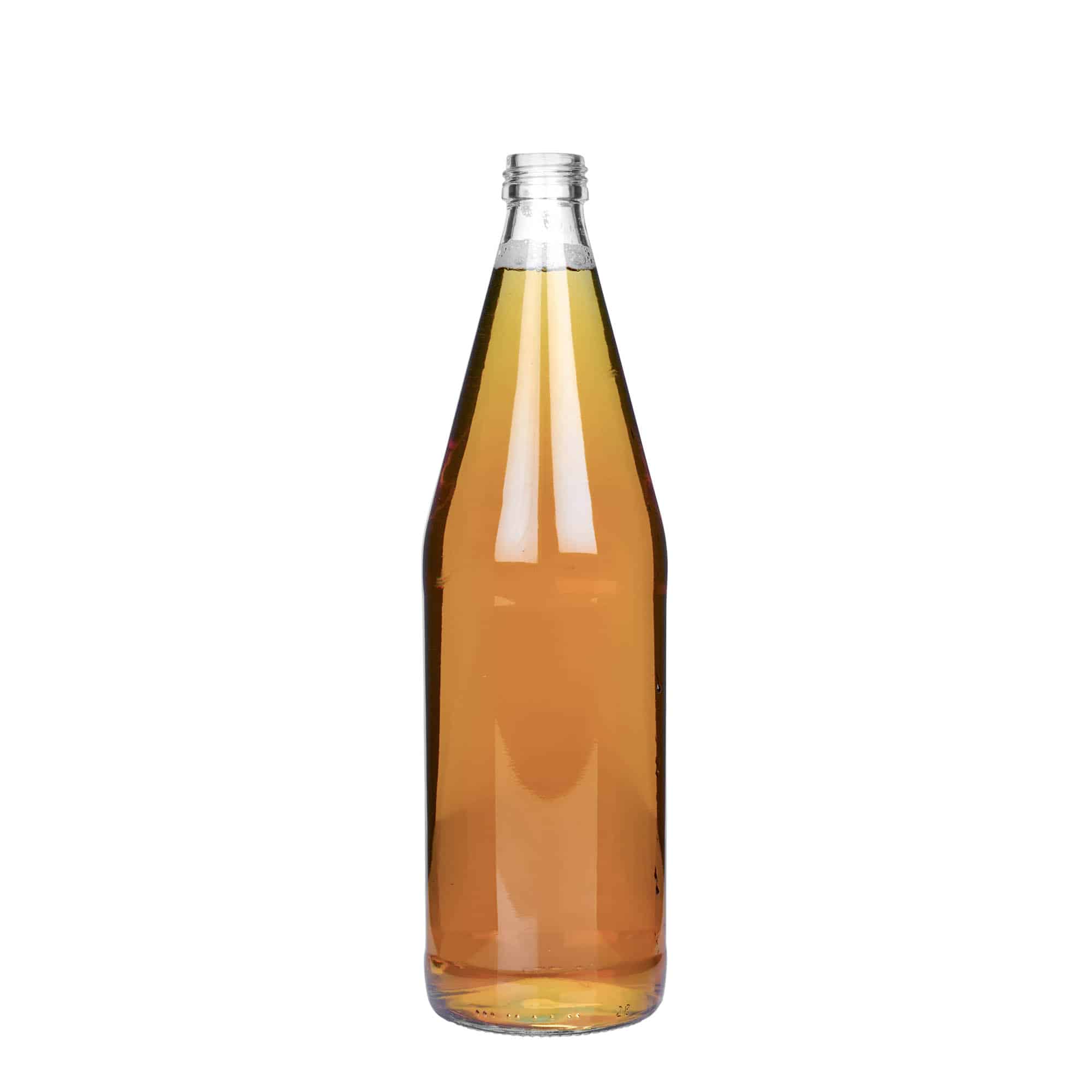 750 ml Evrensel Şişe Havuç Şekli, Cam, Ağız: PP 28 750 ml Evrensel Şişe Havuç Şekli, Cam, Ağız: PP 28