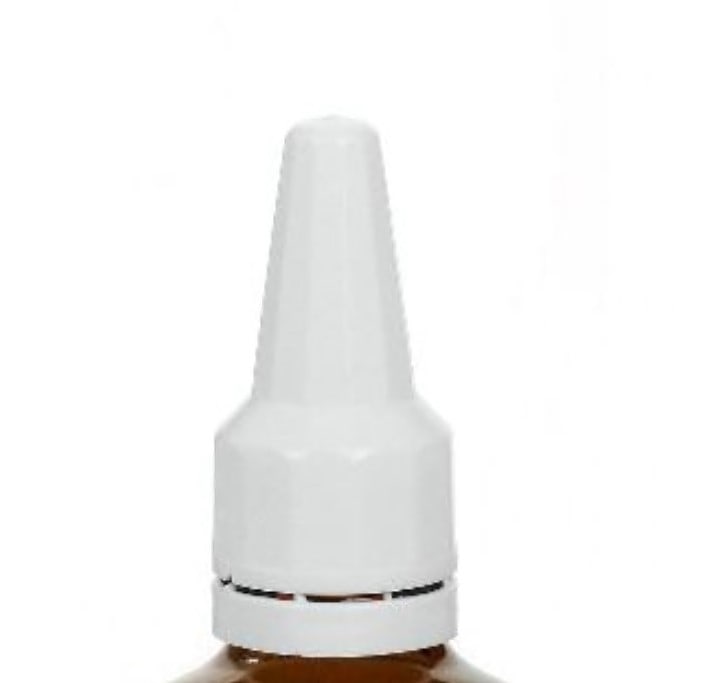 Vidalı kapak, aplikatörlü, PE plastik, beyaz, ağız için: DIN 18 Vidalı kapak, aplikatörlü, PE plastik, beyaz, ağız için: DIN 18