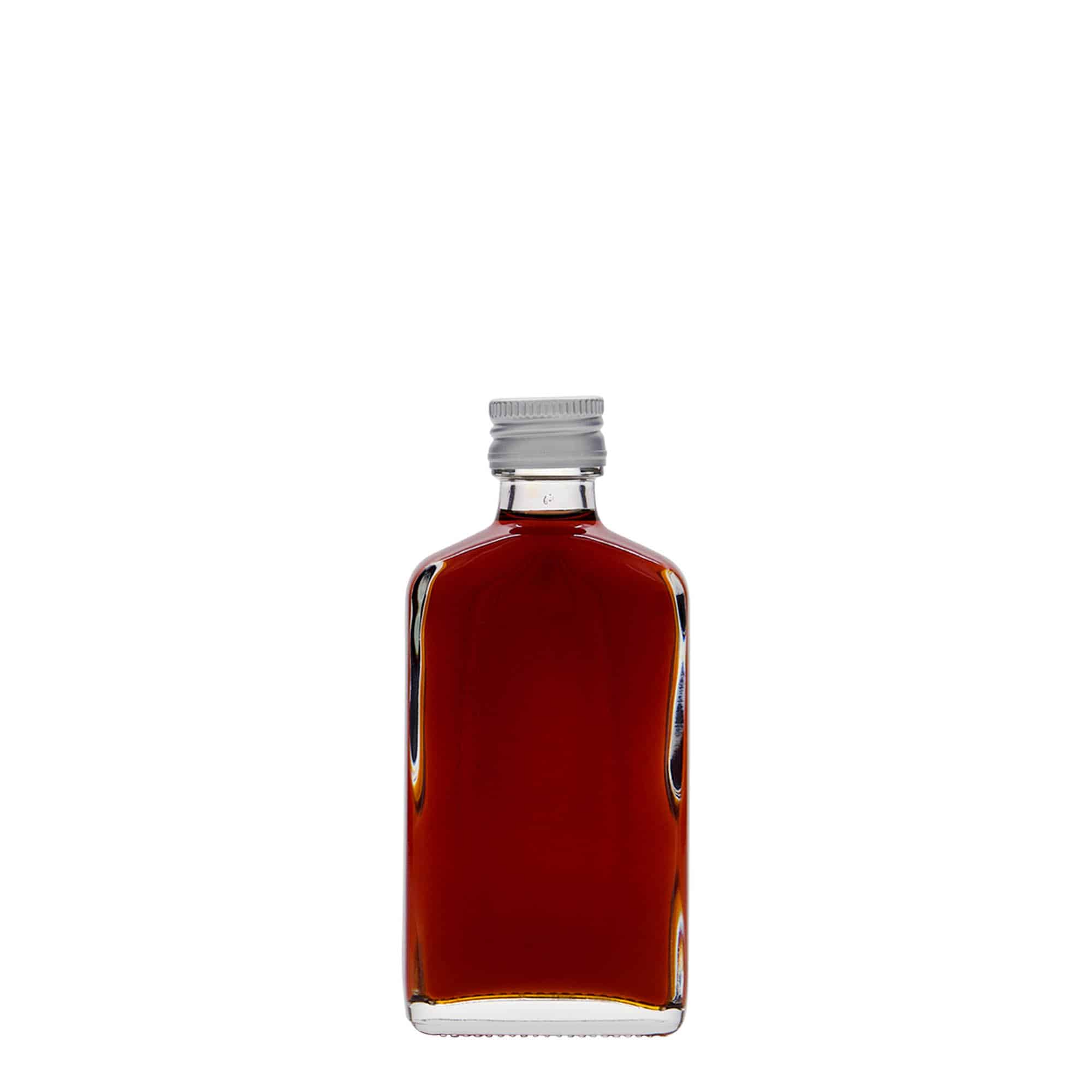 50 ml Cep şişesi, dikdörtgen, cam, ağız: PP 18