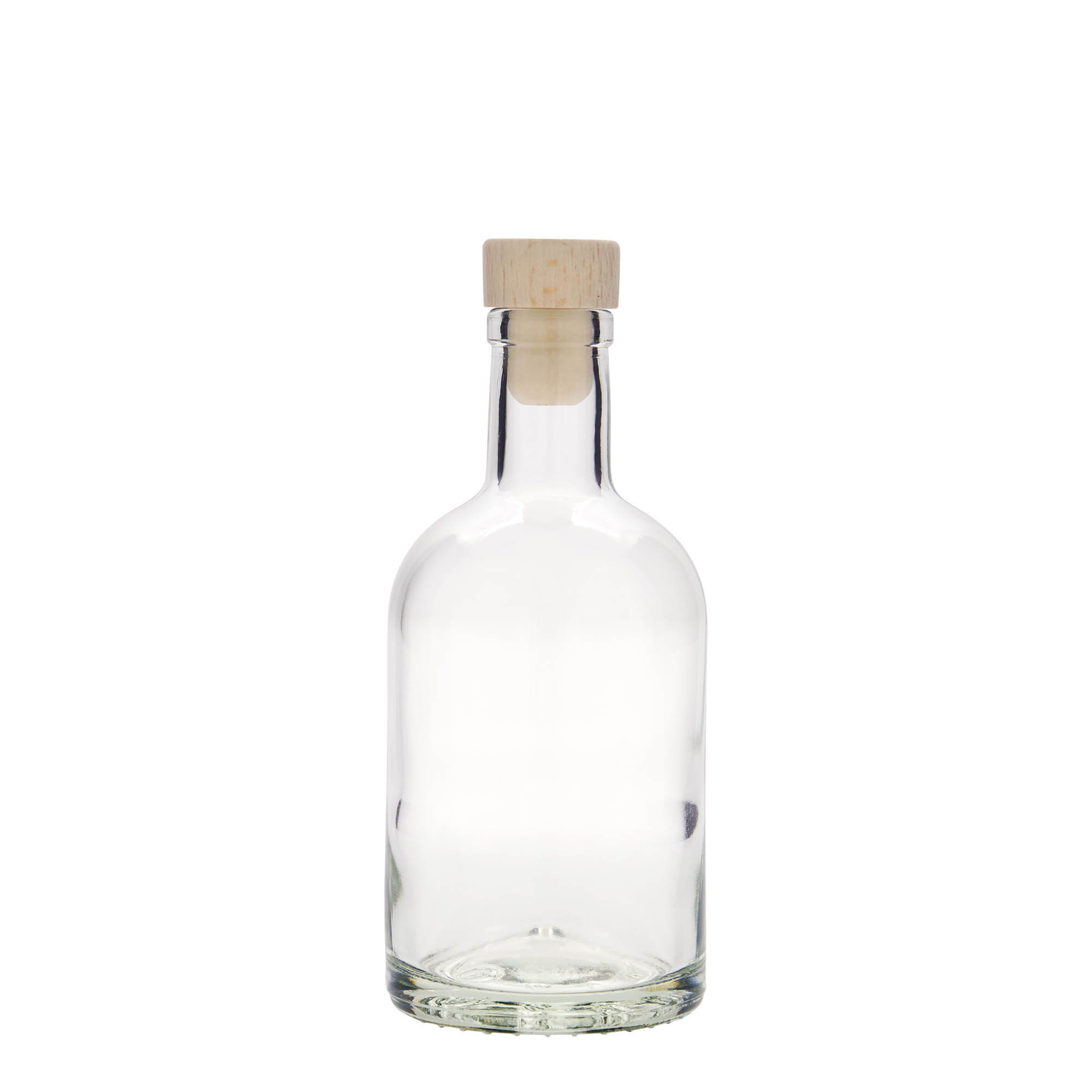250 ml Cam şişe 'First Class', Ağız: Mantar