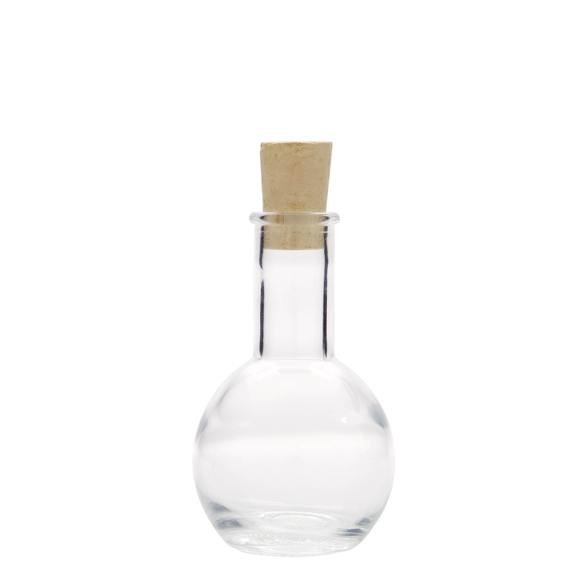 100 ml cam şişe 'Tulipano', ağız: mantar