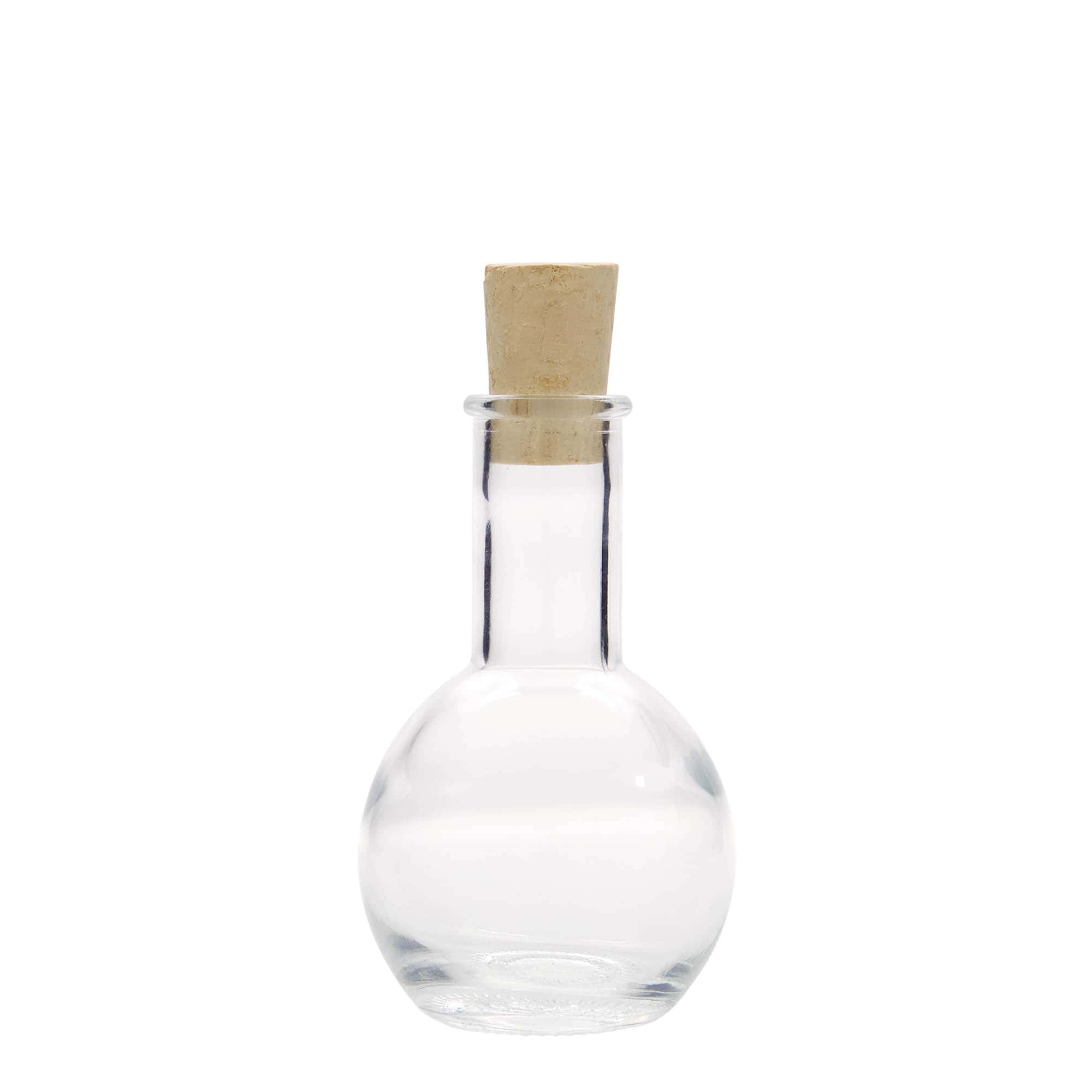 100 ml cam şişe 'Tulipano', ağız: mantar