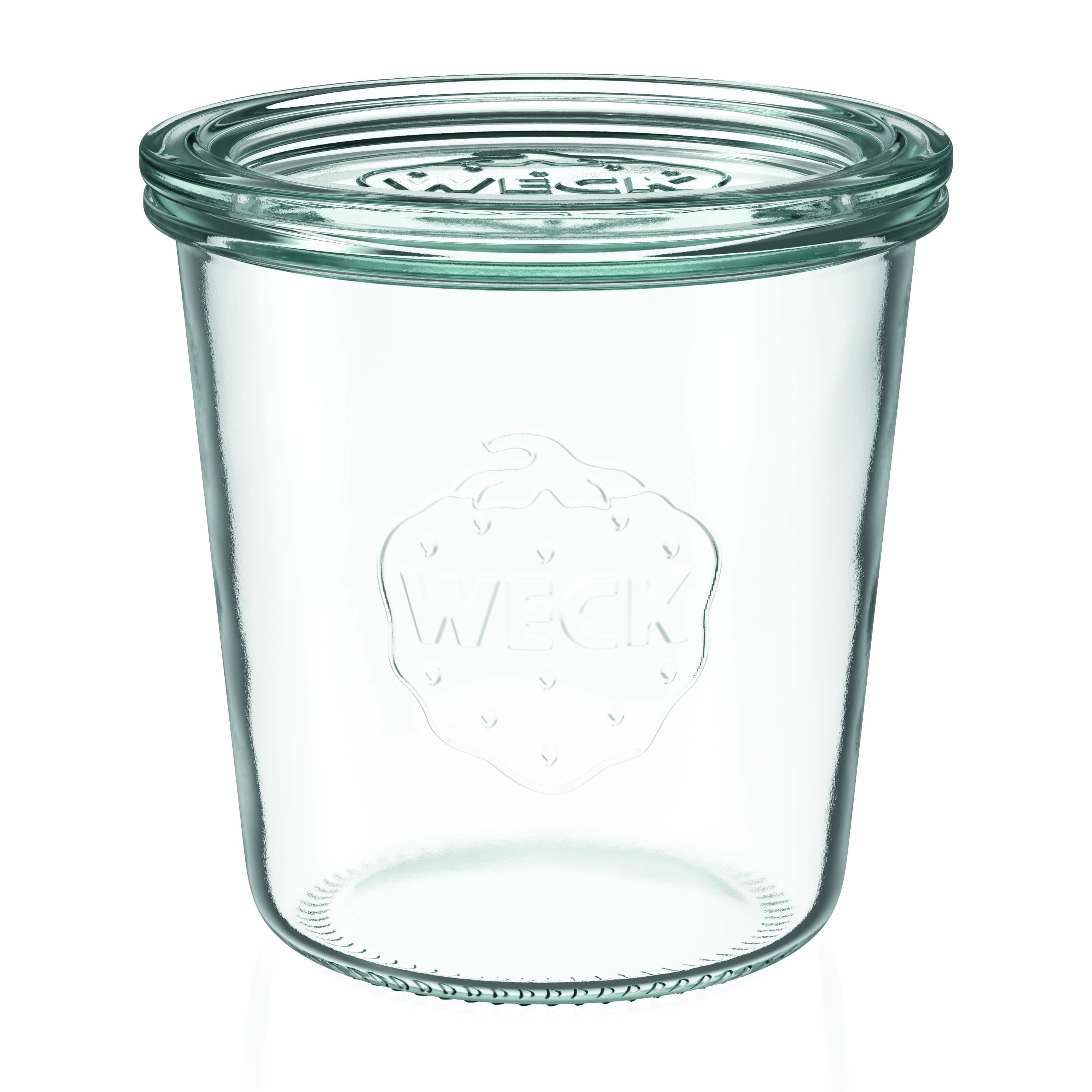 6x 580 ml WECK kavanoz cam kapaklı RR 100