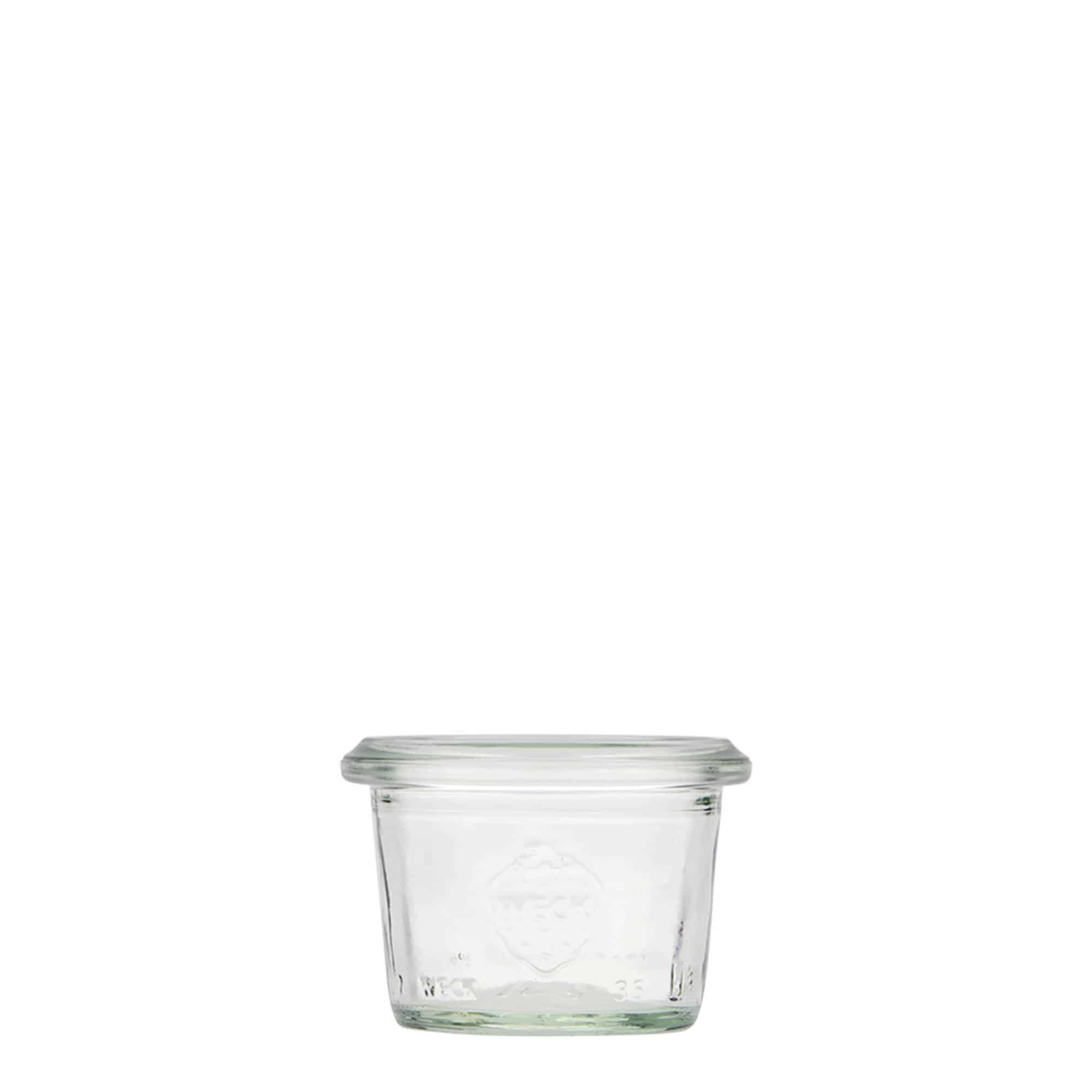 12x 35 ml WECK kavanoz cam kapaklı RR 40