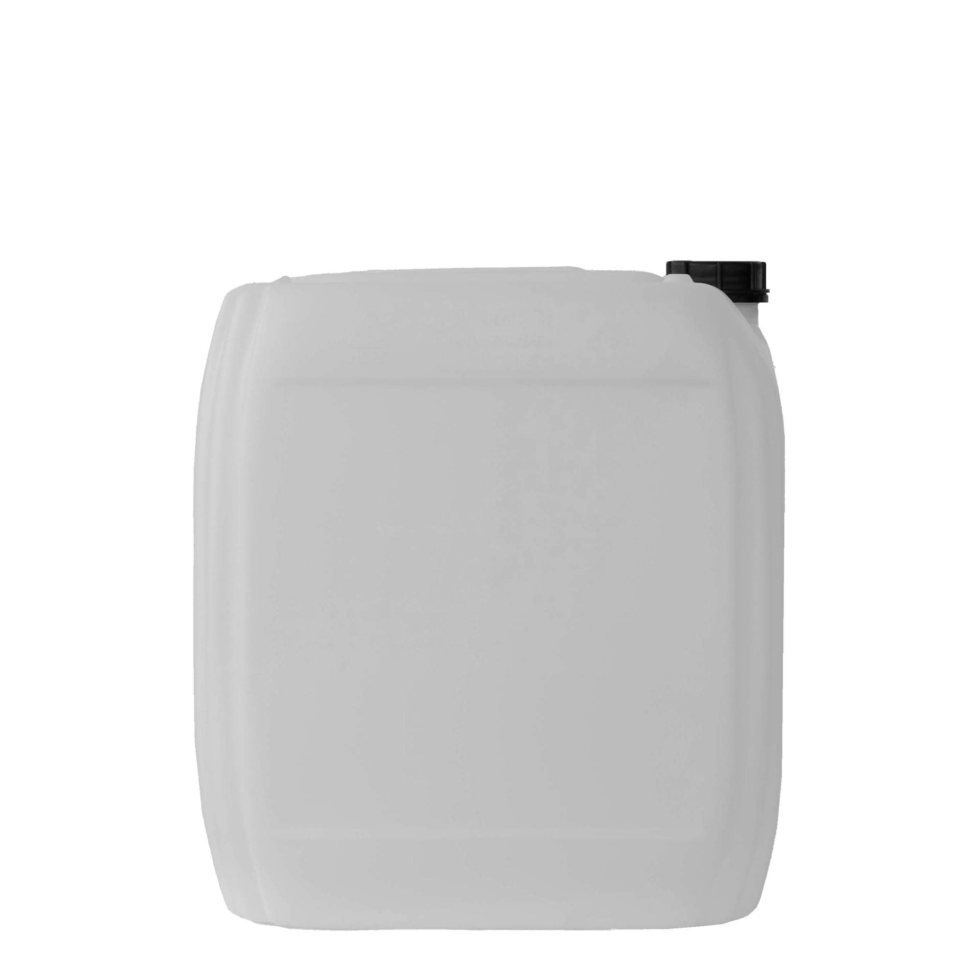 30 l Kanister, dikdörtgen, HDPE plastik, doğal, ağız: ND 60