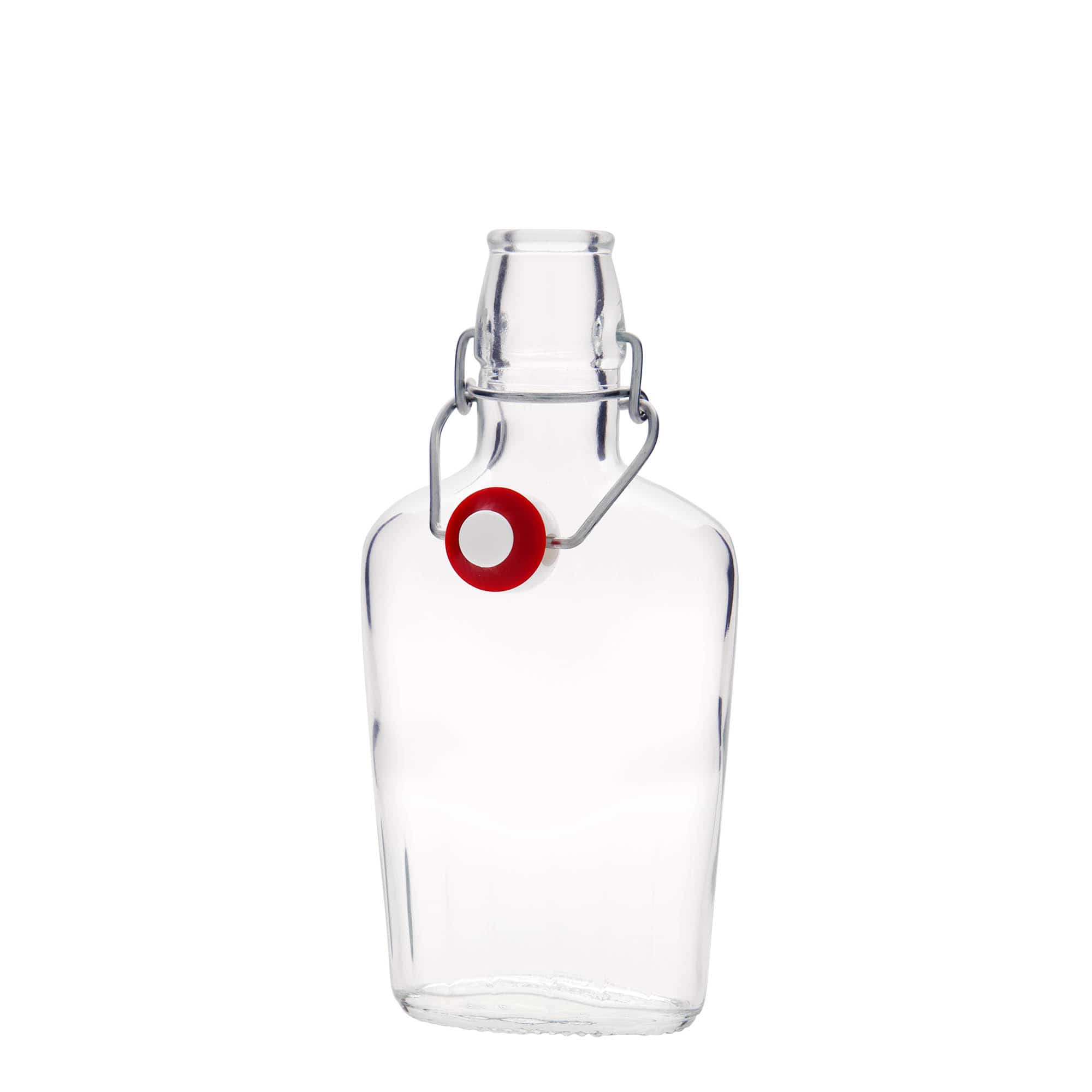 250 ml cam şişe 'Fiaschetta', oval, ağız: mandallı kapak 250 ml cam şişe 'Fiaschetta', oval, ağız: mandallı kapak