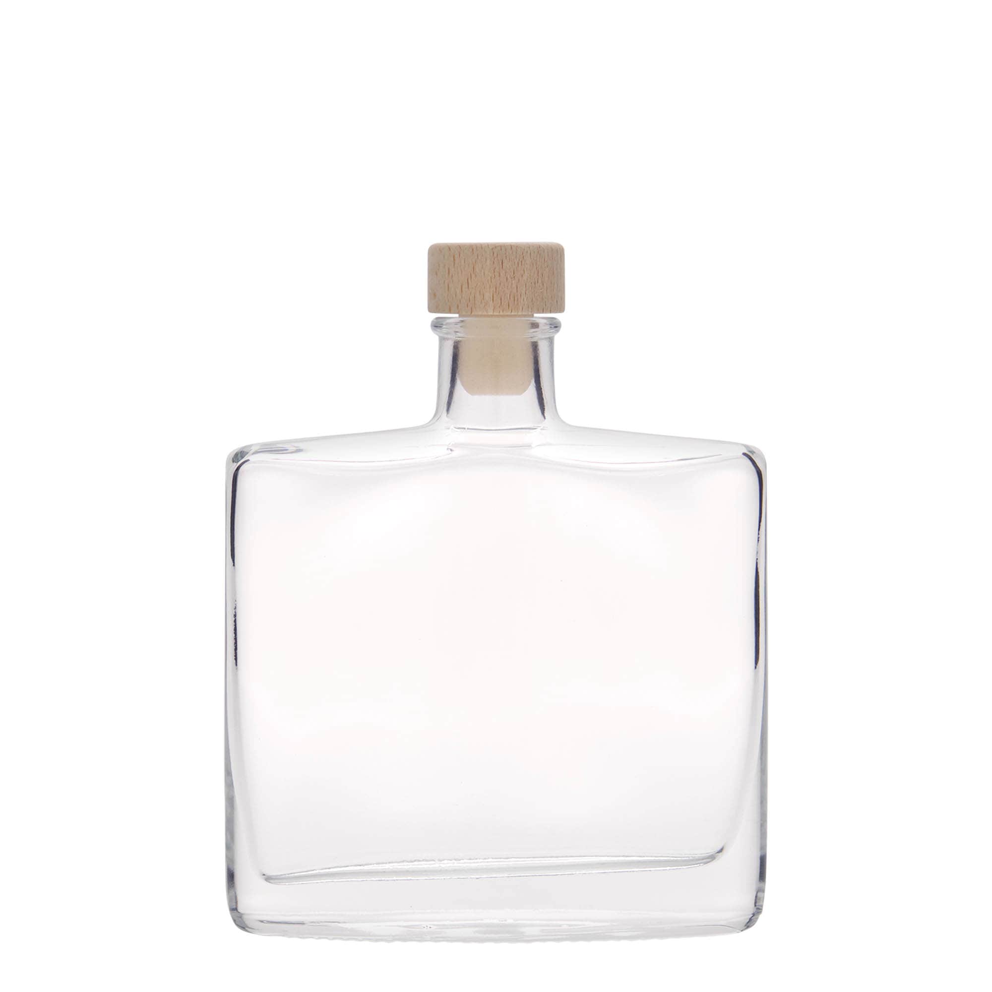 200 ml cam şişe 'Zorbas', oval, ağız: mantar