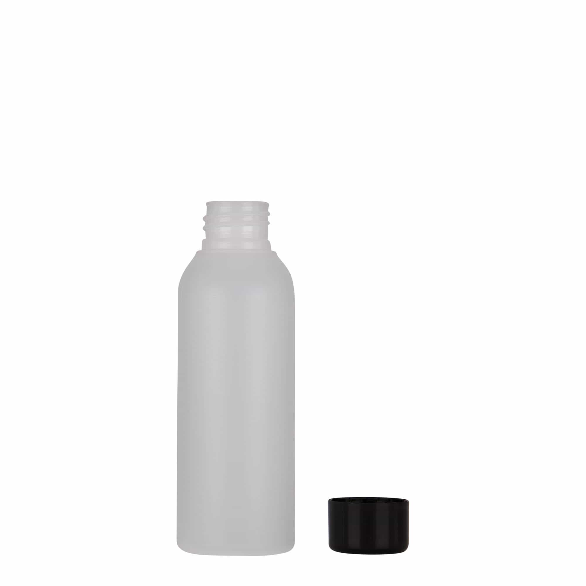 100 ml plastik şişe 'Tuffy', HDPE, doğal, ağız: 24/410