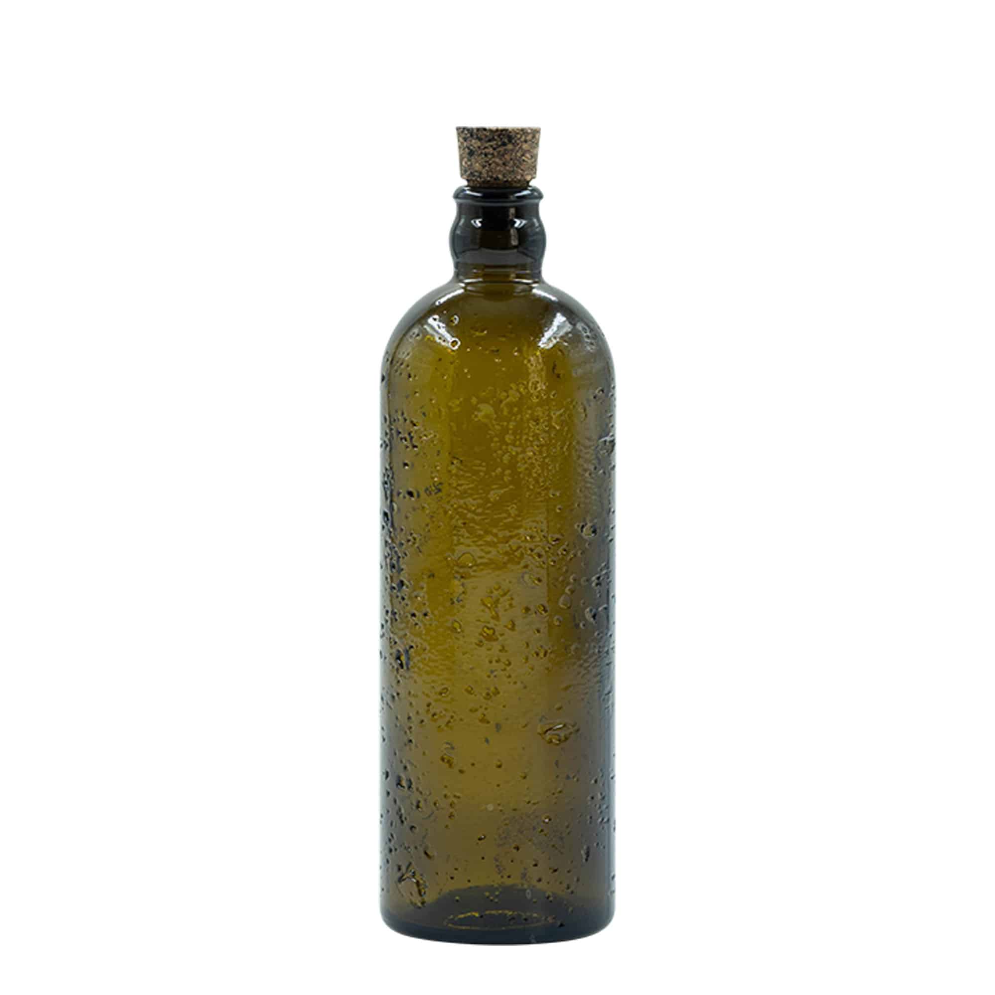 500 ml Wildly Crafted Cam Şişe 'Bobber Jr', kahverengi, Ağız: Mantar