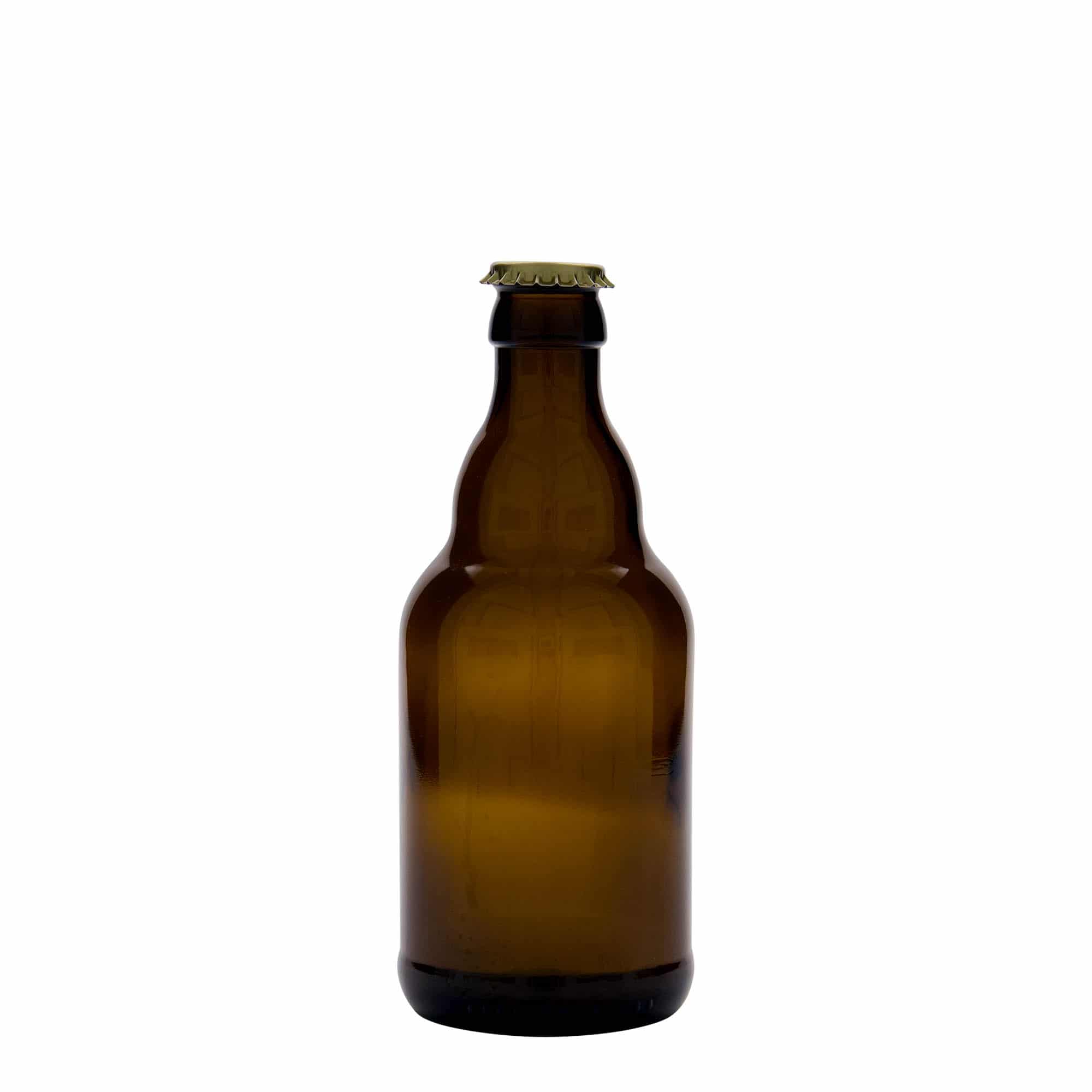 330 ml Bira Şişesi 'Steinie', Cam, Kahverengi, Ağız: Kronkorken