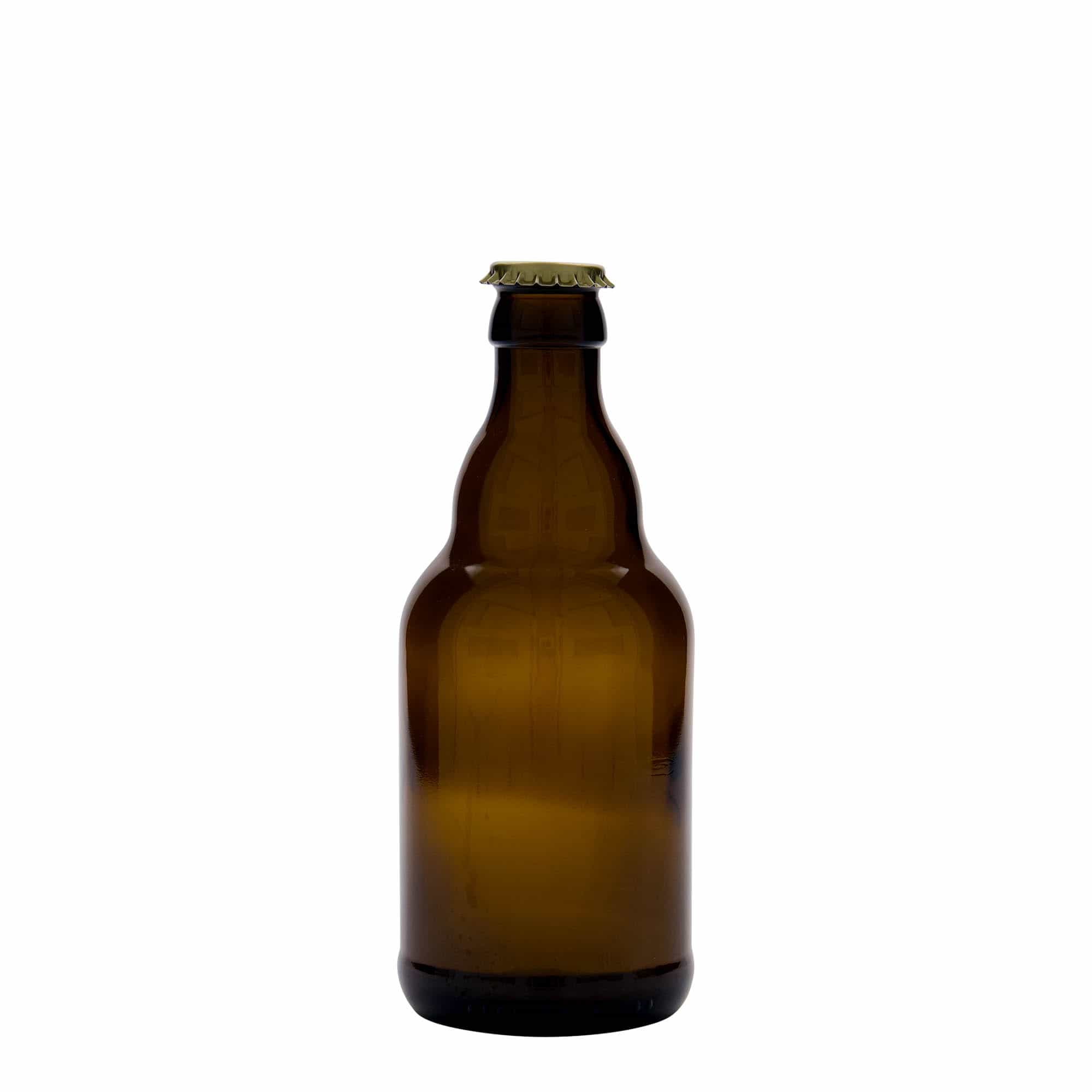 330 ml Bira Şişesi 'Steinie', Cam, Kahverengi, Ağız: Kronkorken