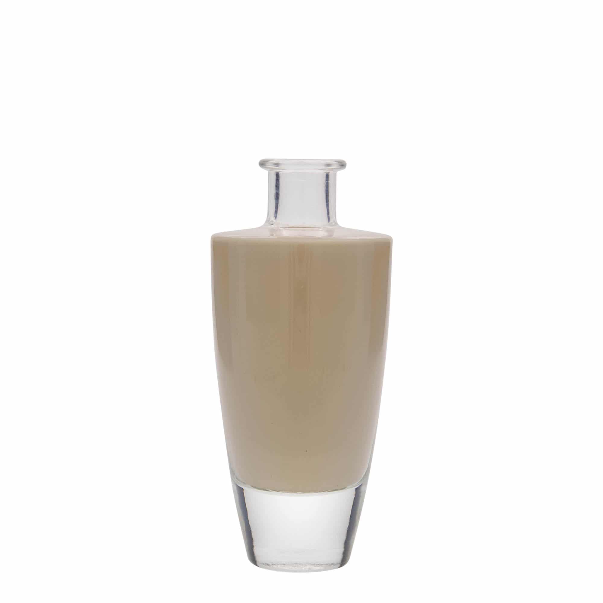 200 ml cam şişe 'Vanessa', oval, ağız: mantar