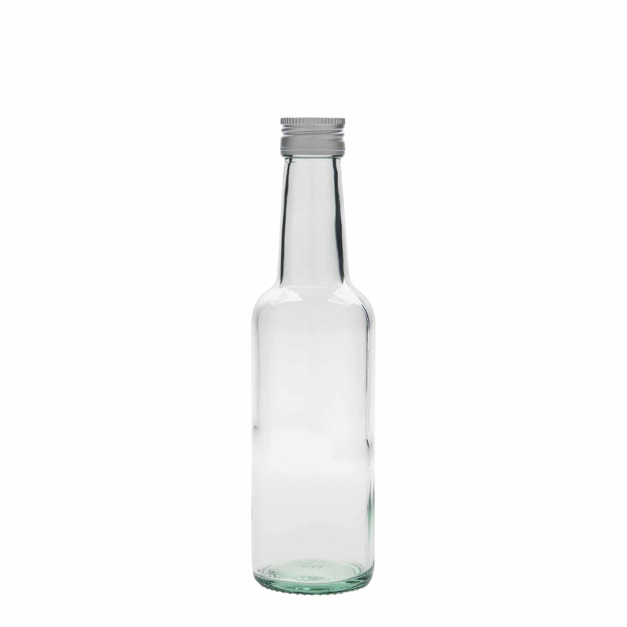 250 ml Düz Boyunlu Cam Şişe, Ağız: PP 28