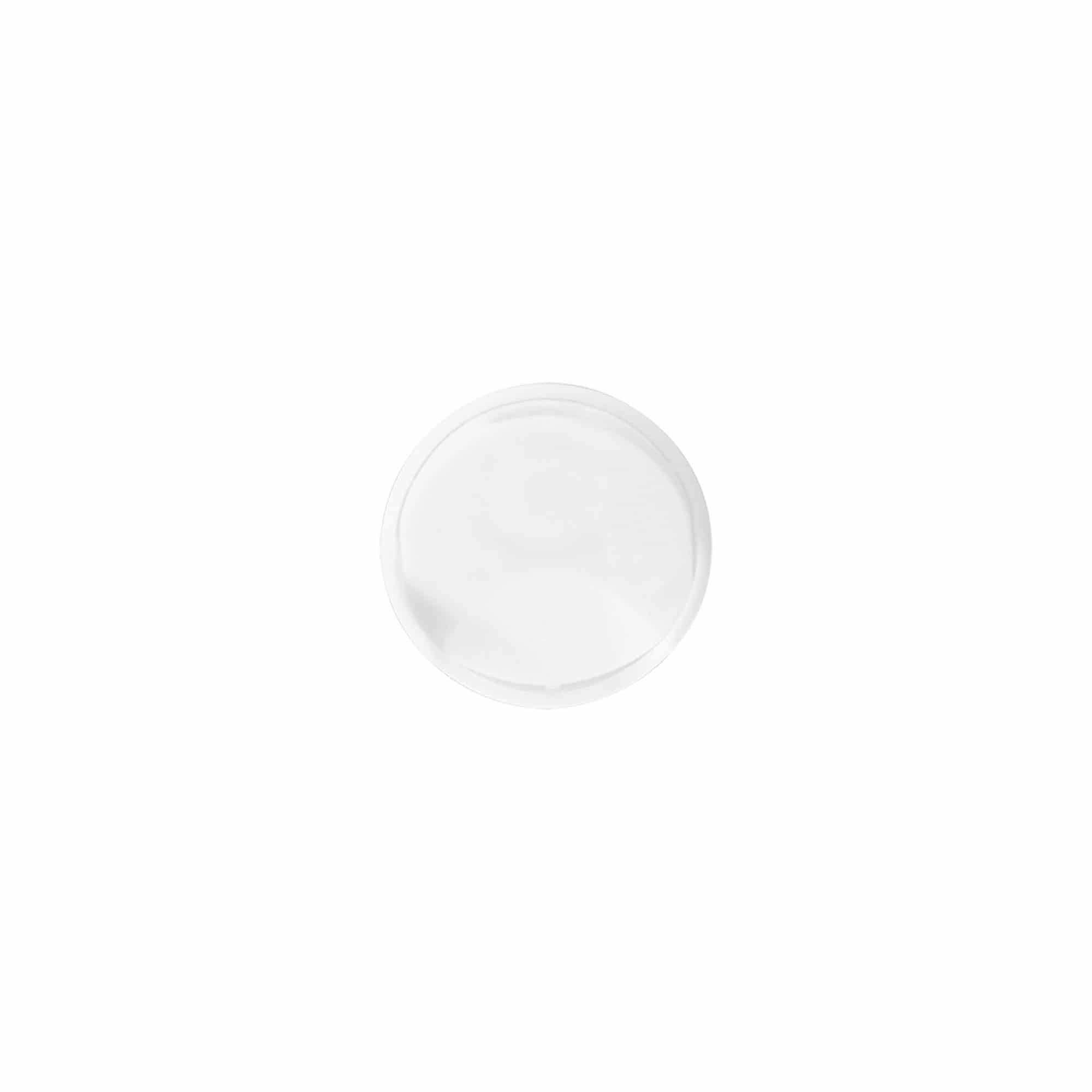 Vida kapak Disc Top, PP plastik, beyaz, ağız çapı: 24/410