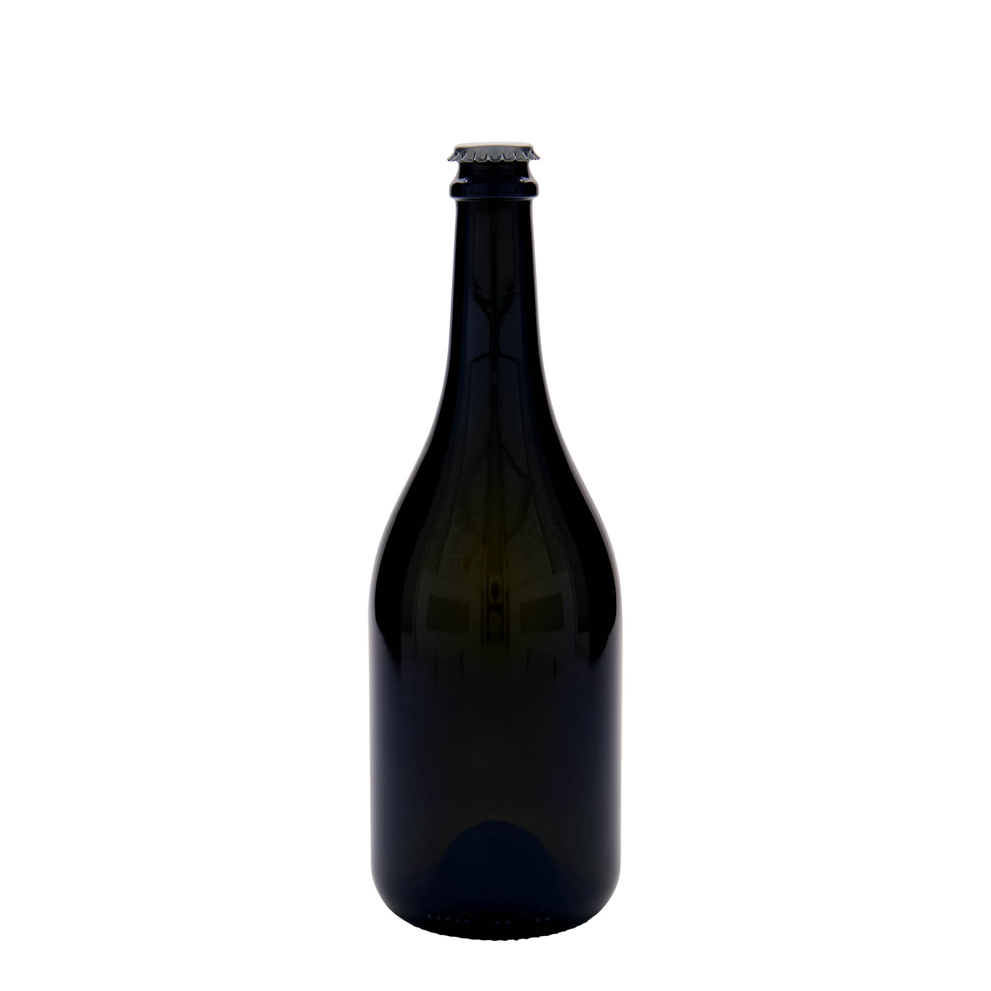 750 ml Bira Şişesi 'Horta', Cam, antik yeşil, Ağız: Kronkork 750 ml Bira Şişesi 'Horta', Cam, antik yeşil, Ağız: Kronkork