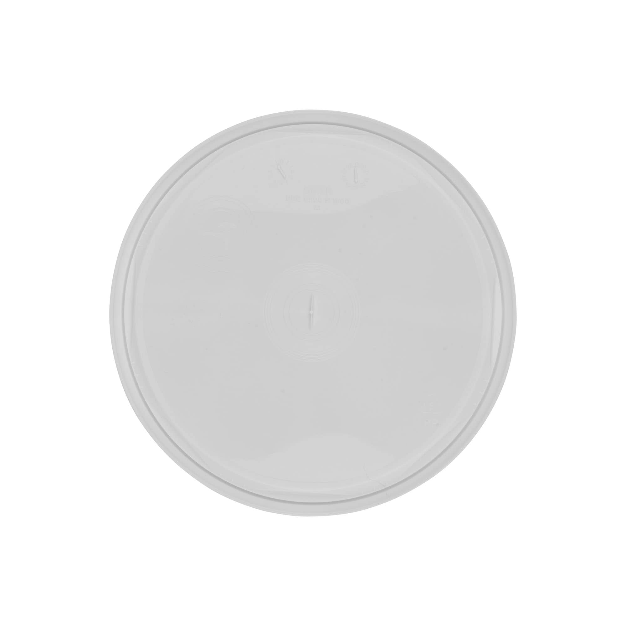 Kapak, 5-6 l kova için, PP plastik, beyaz